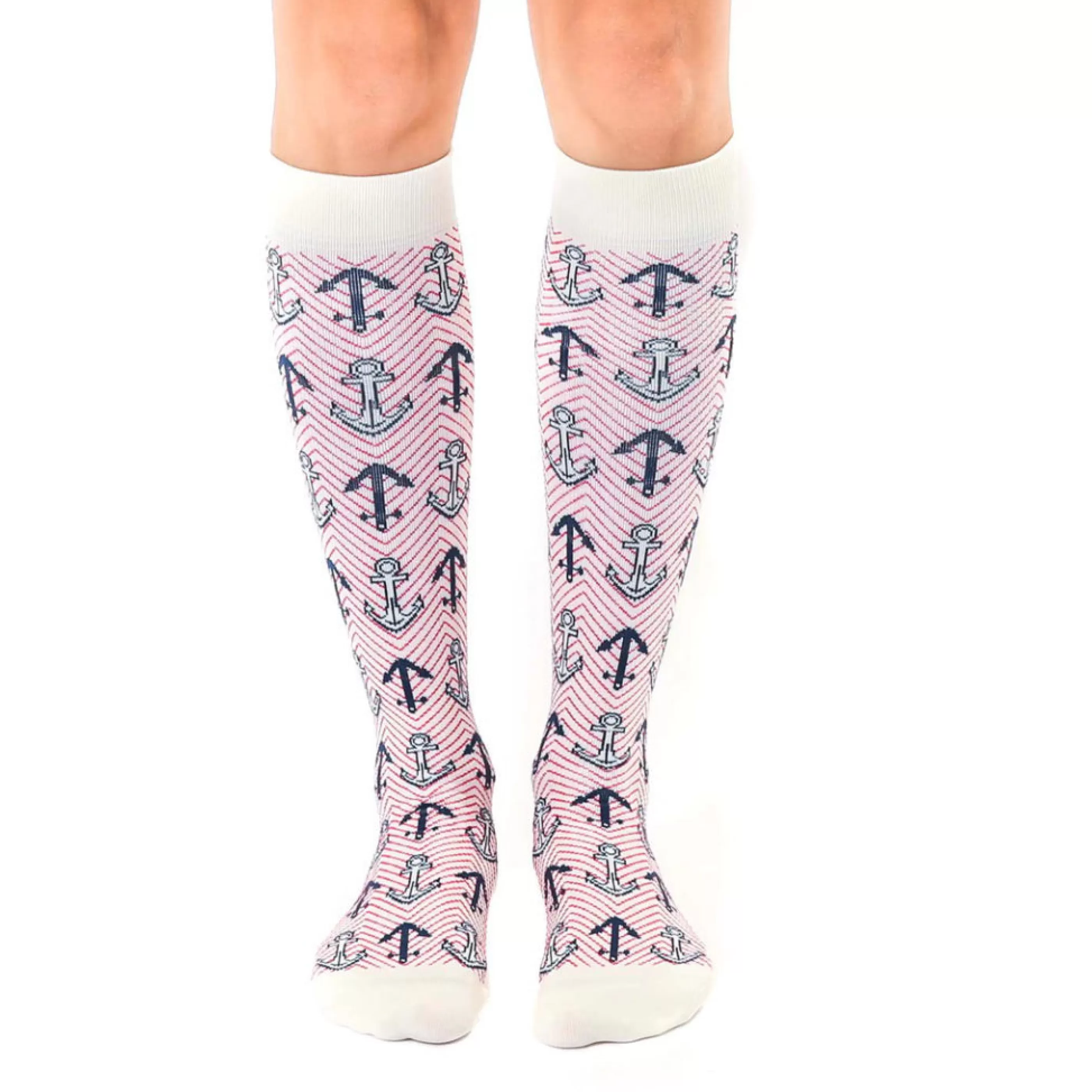 Living Royal Women's Socks>Nautical Compression Socks