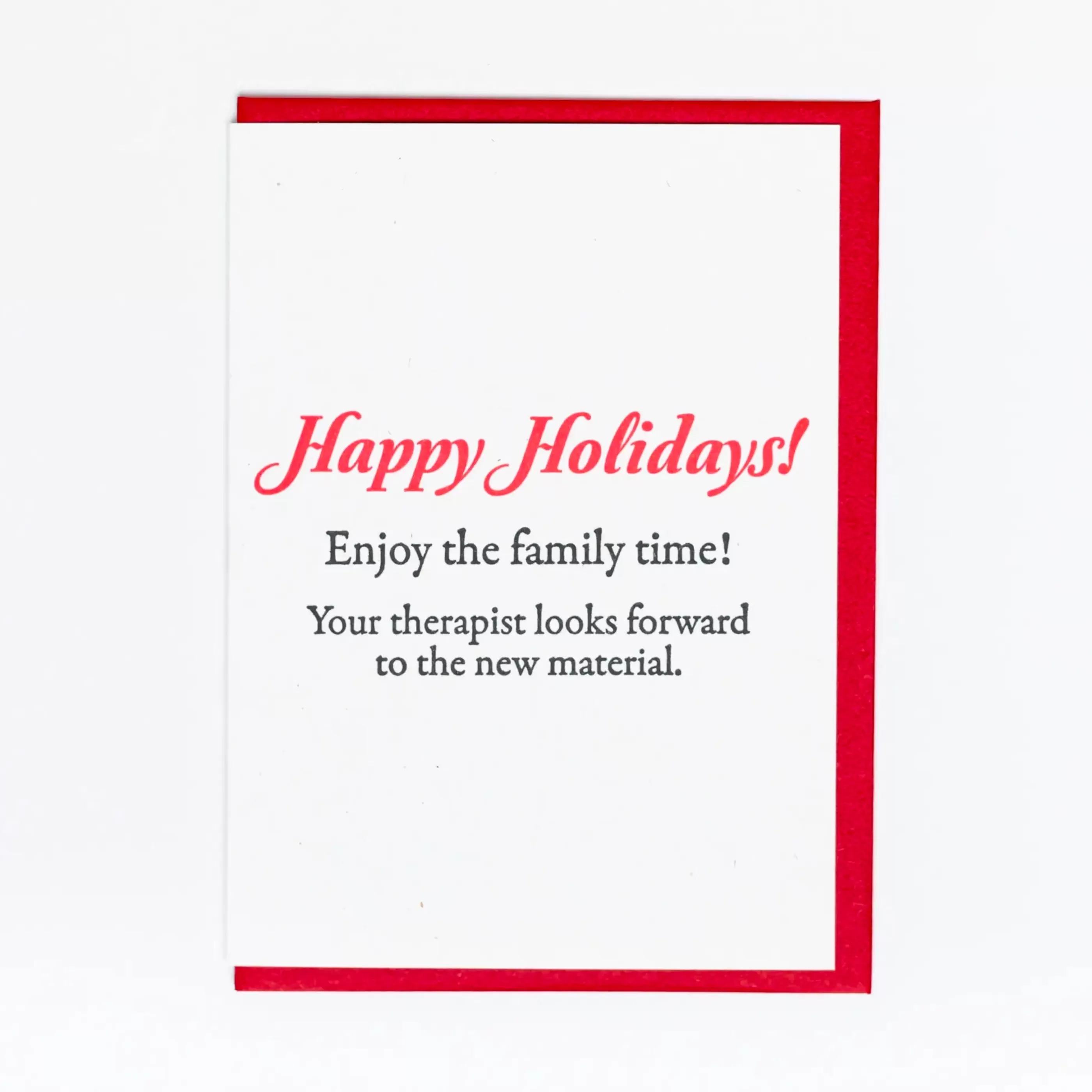 Lady Pilot Letterpress New Material For Therapist Holiday Card Fashion