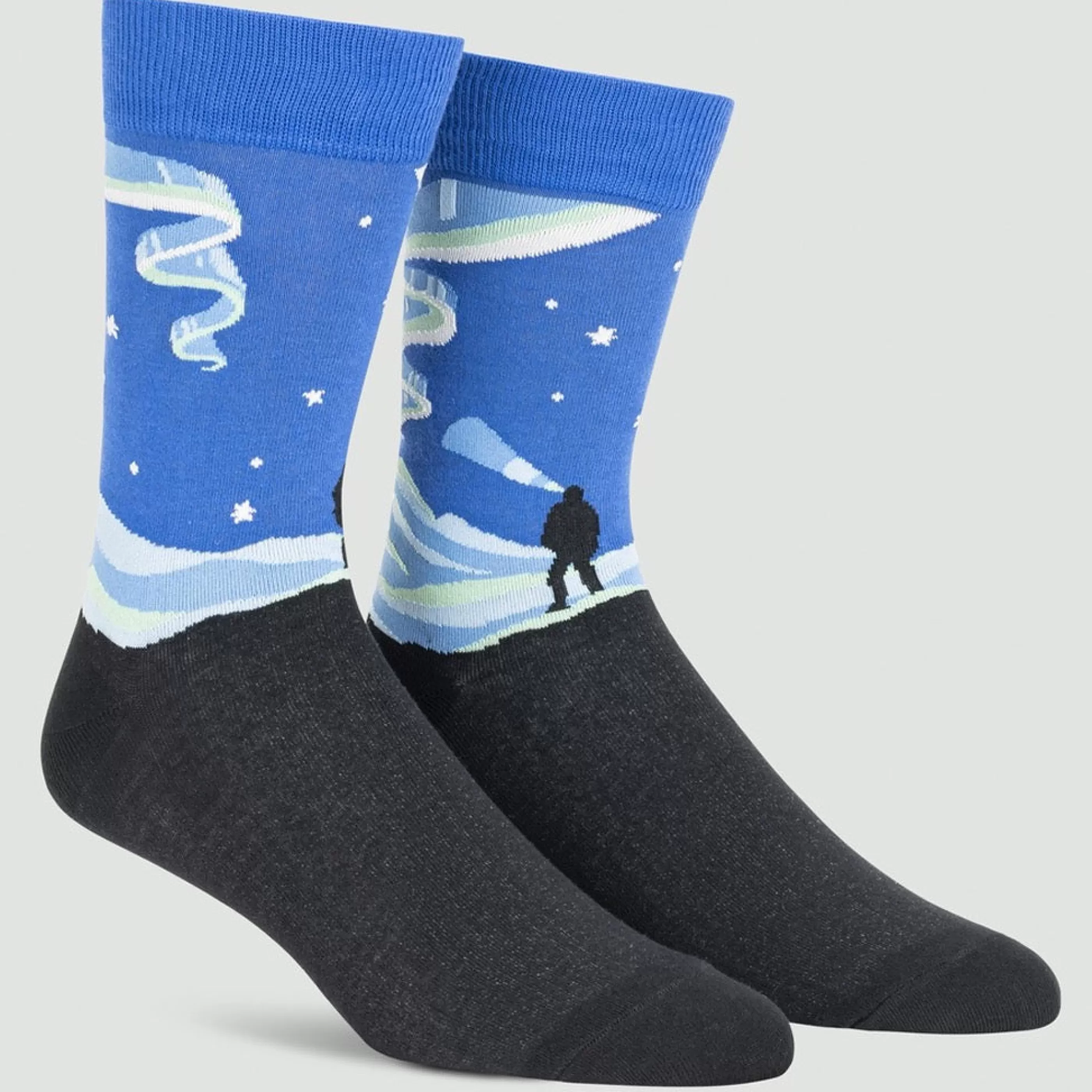 Sock It To Me Men's Socks>Northern Lights Men's Crew Socks