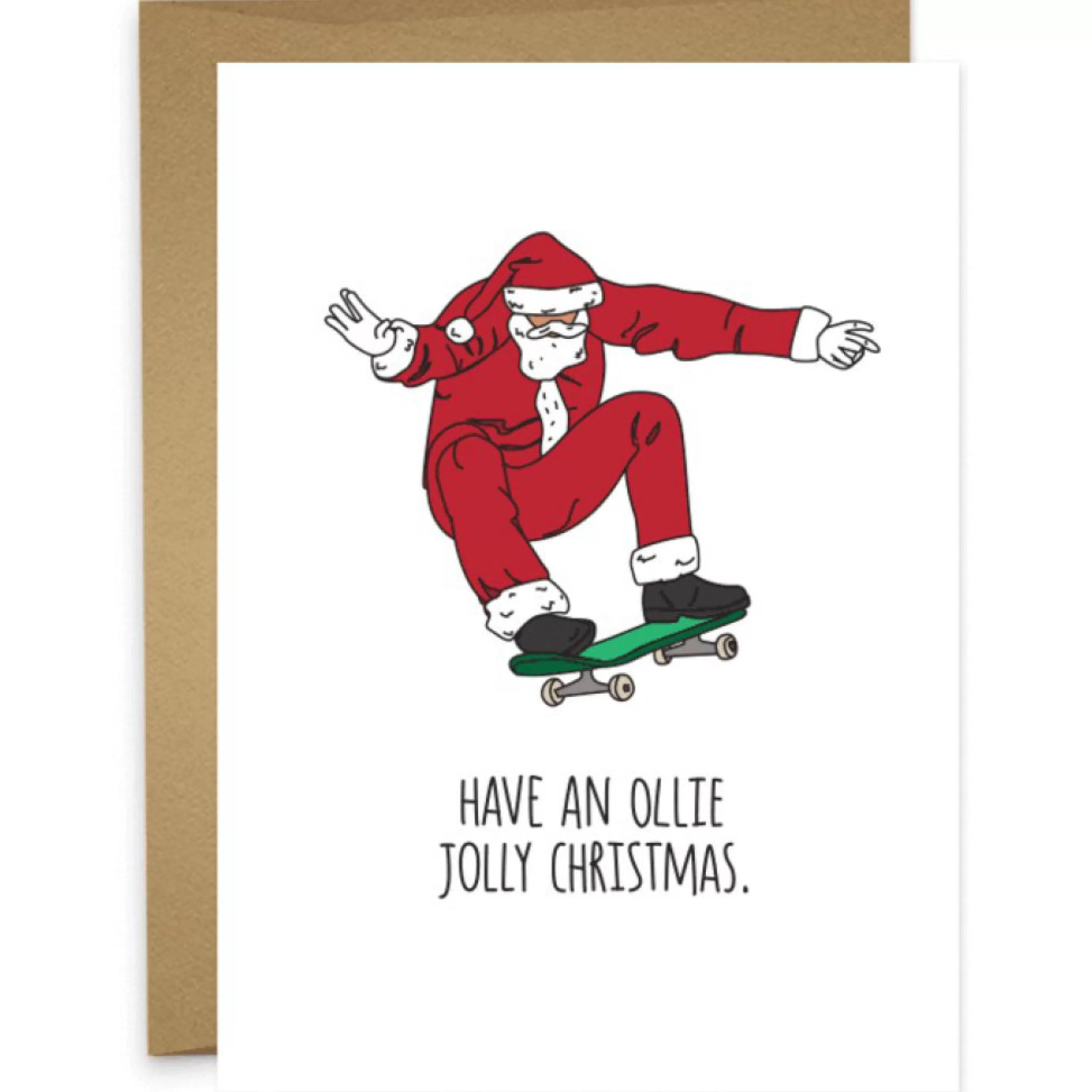 Humdrum Paper Ollie Jolly Christmas Card Best