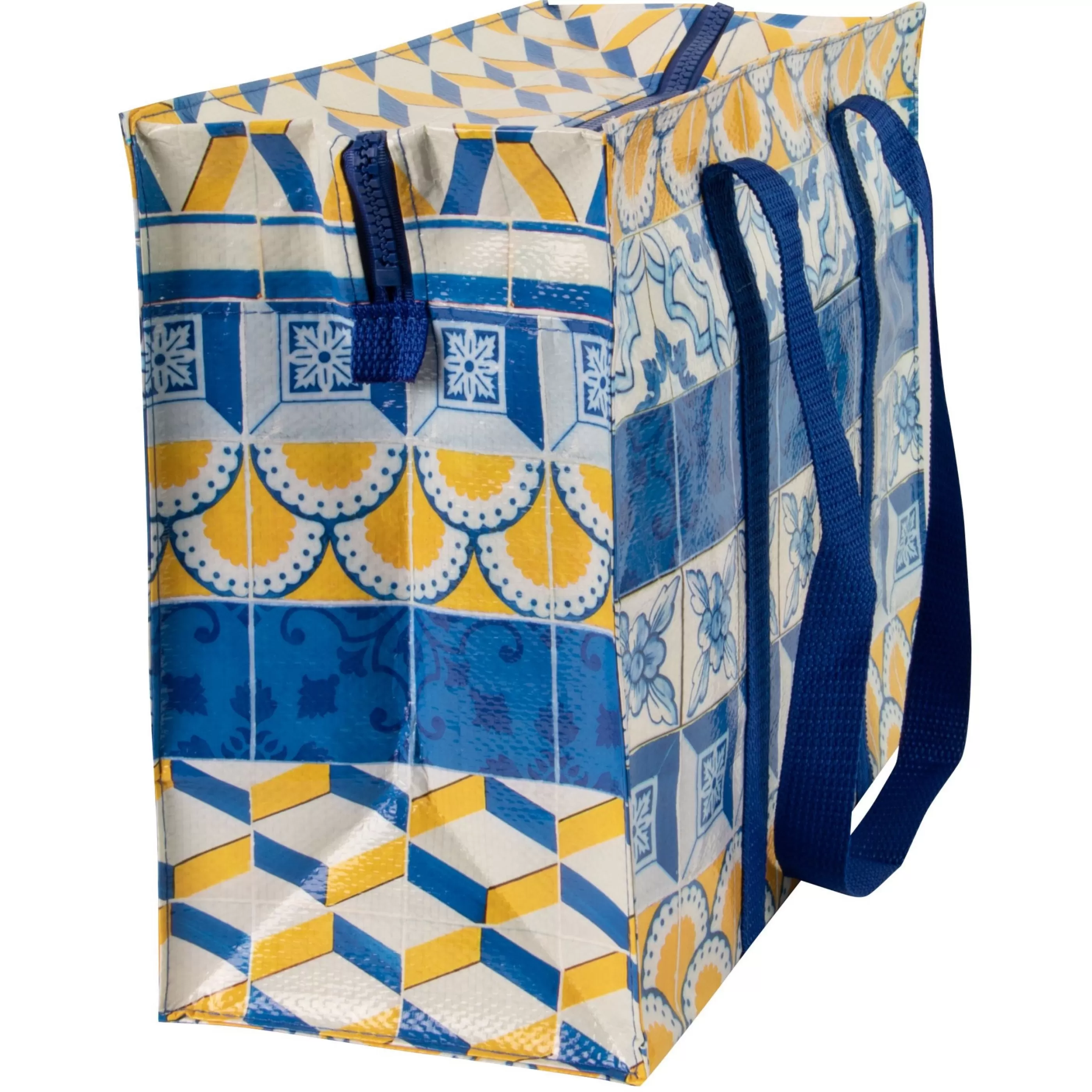 Blue Q Bags>Painted Tiles Shoulder Tote