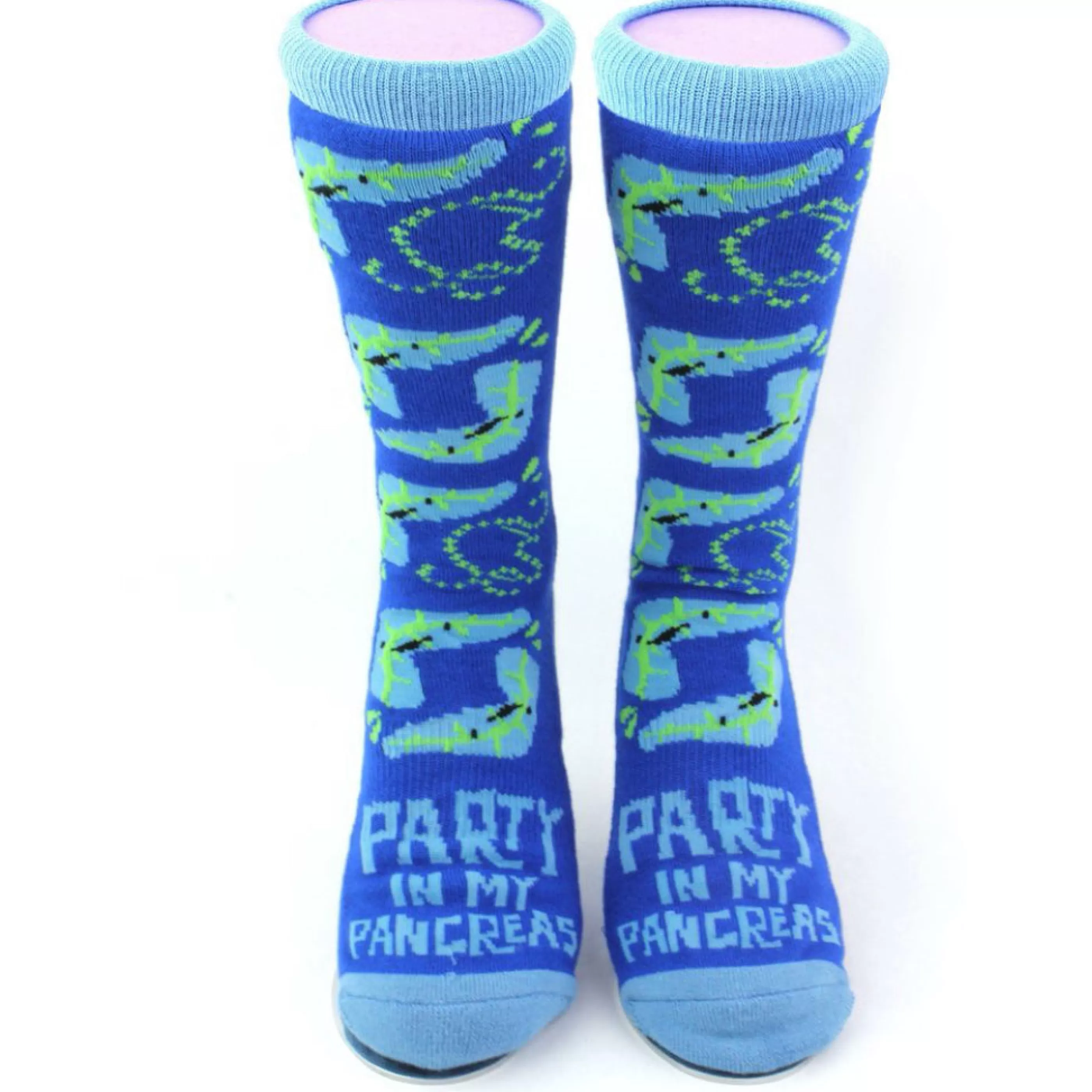 I Heart Guts Men's Socks>Pancreas Socks