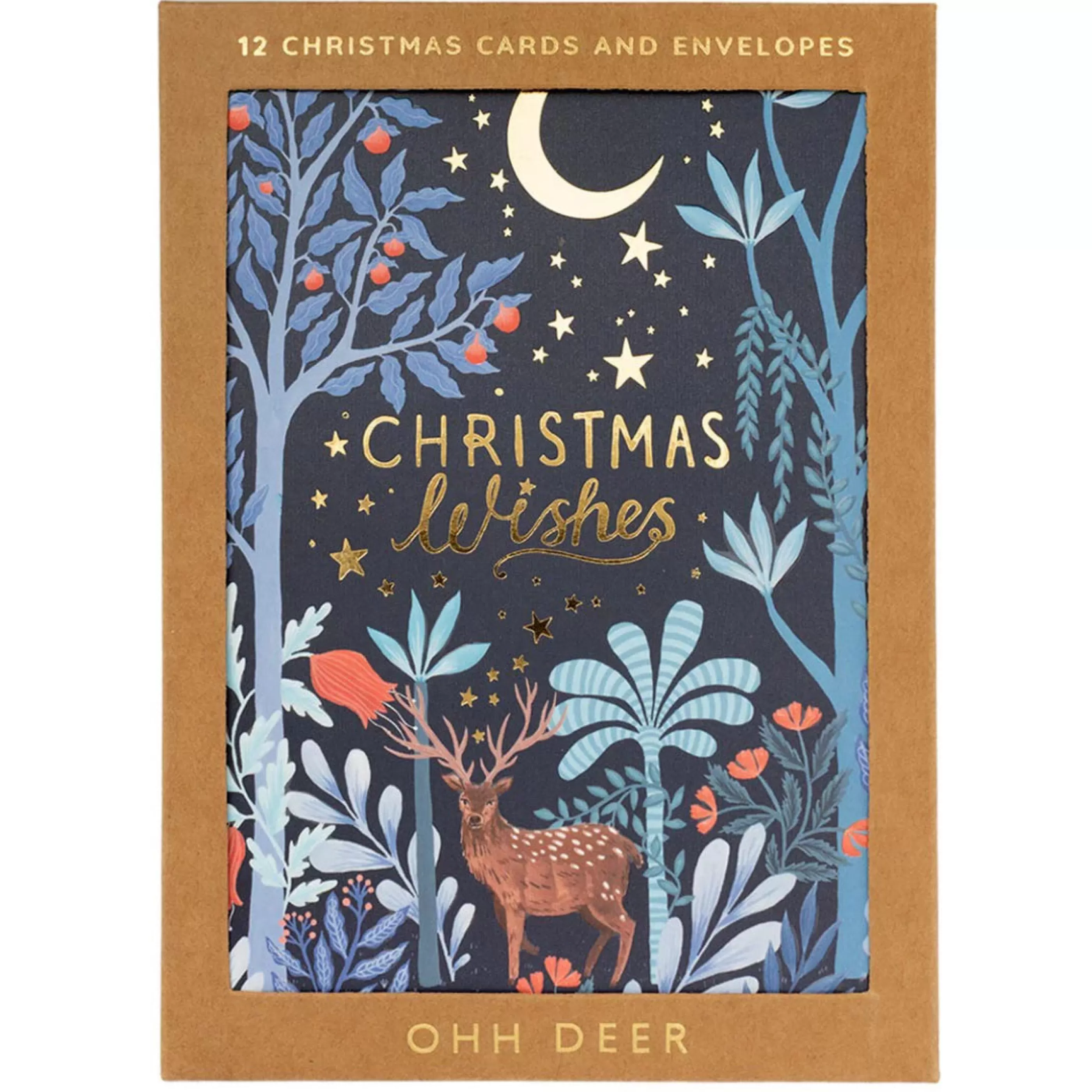 Ohh Deer Papio Press Christmas Card Set Hot