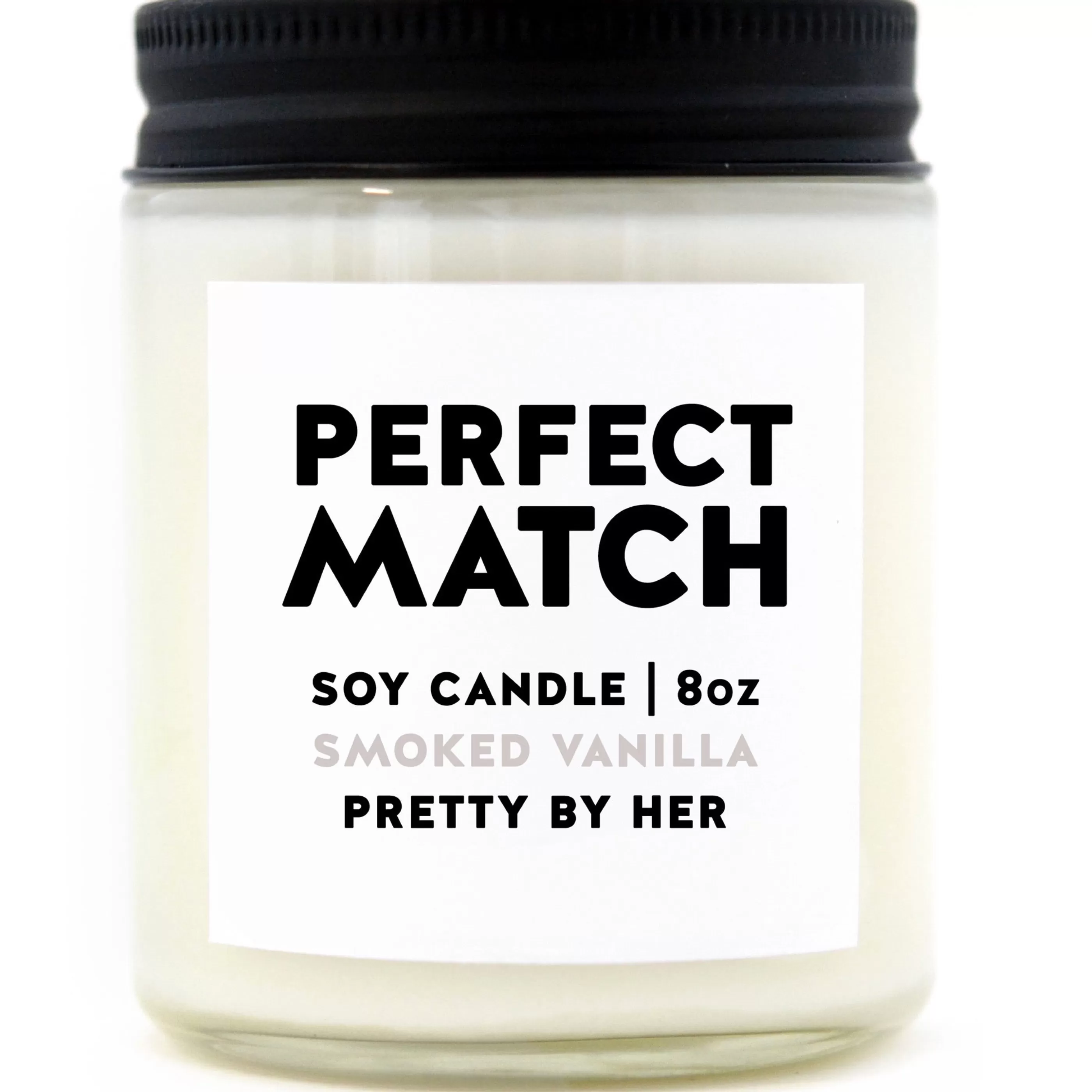 Pretty By Her Candles & Home Fragrances>Perfect Match Soy Wax Candle