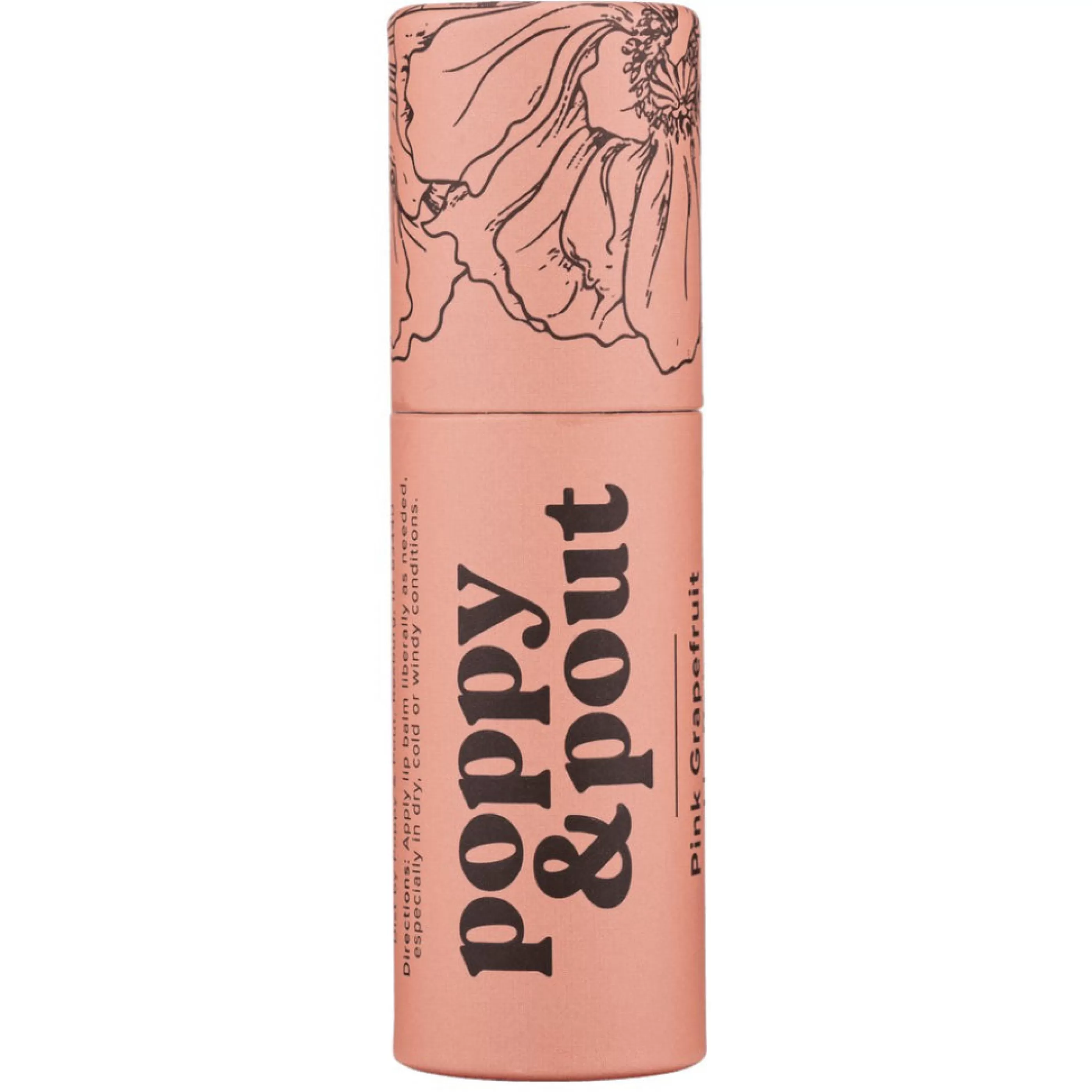 Poppy & Pout Lip Balm>Pink Grapefruit Lip Balm