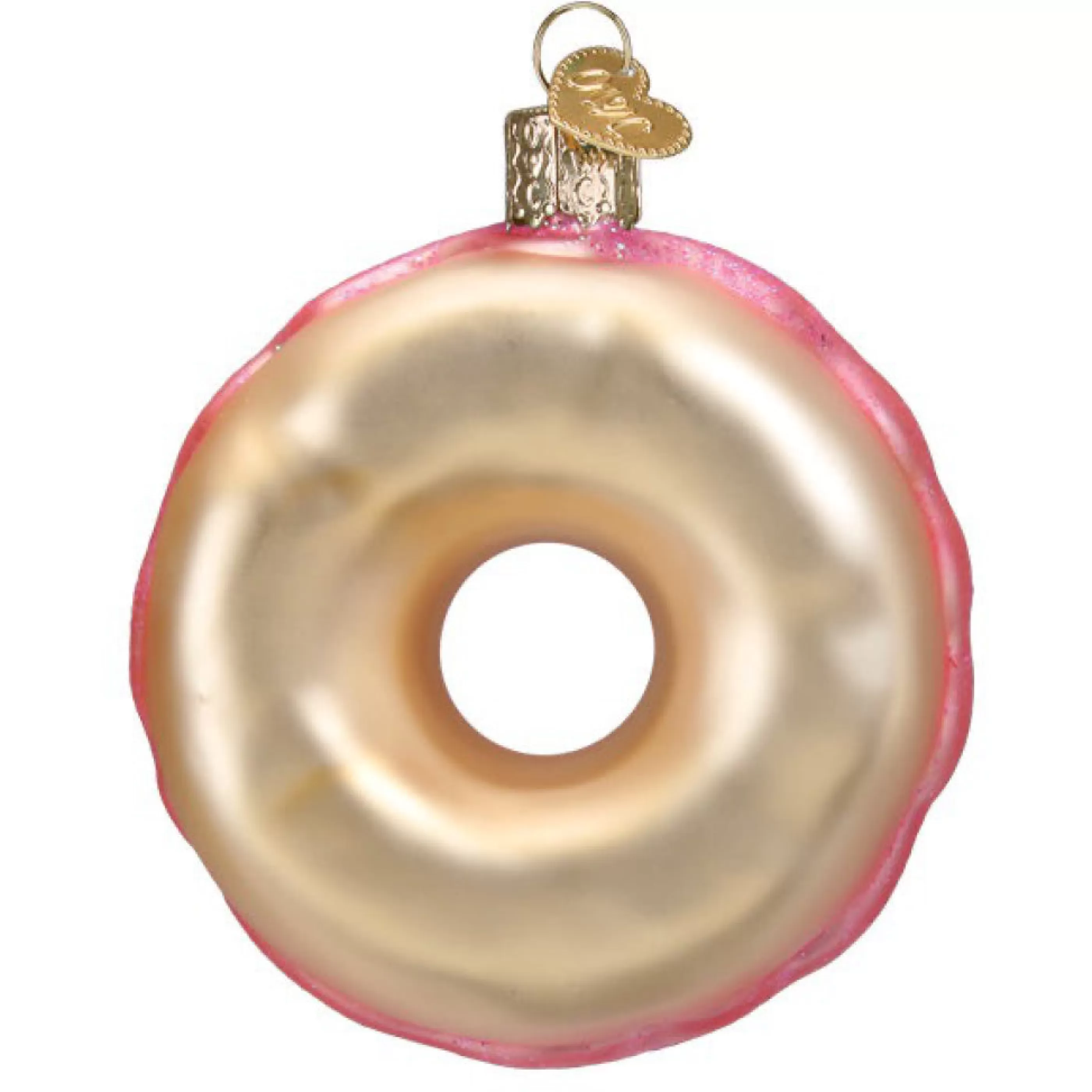 Old World Christmas Pink Sprinkles Donut Ornament Store