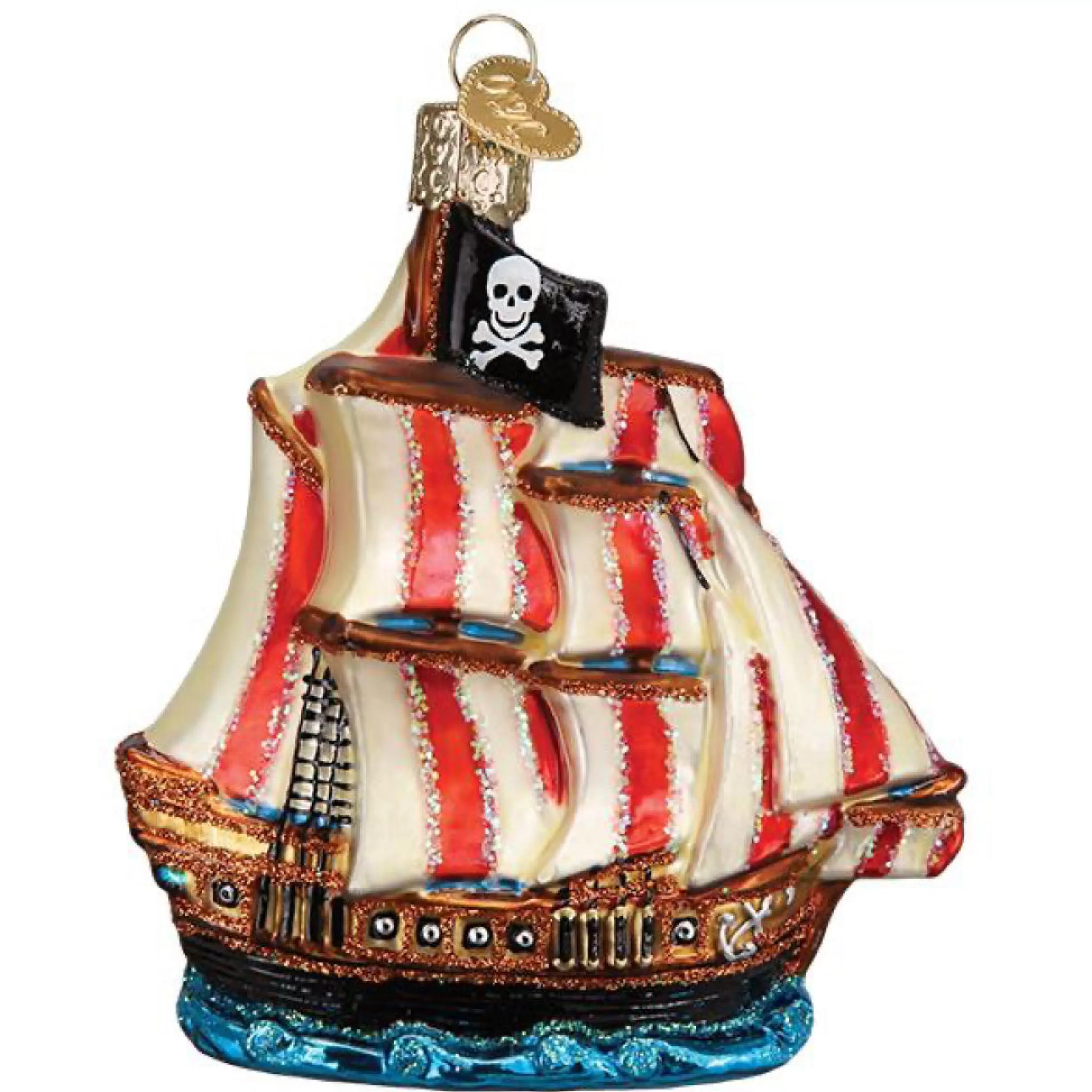 Old World Christmas Pirate Ship Ornament Sale