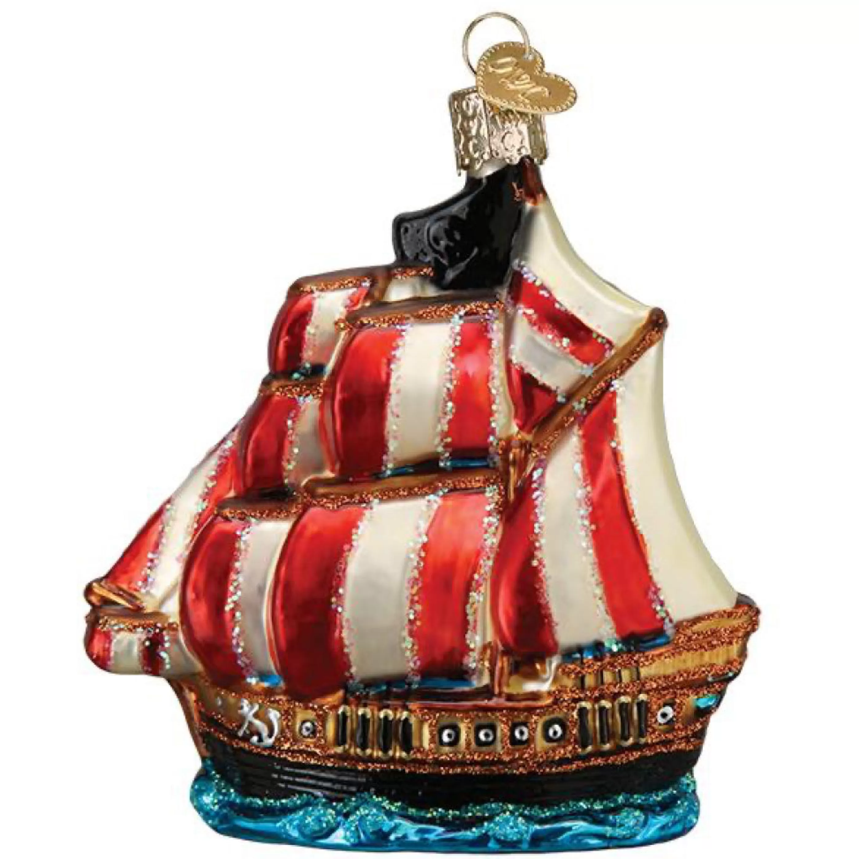 Old World Christmas Pirate Ship Ornament Sale