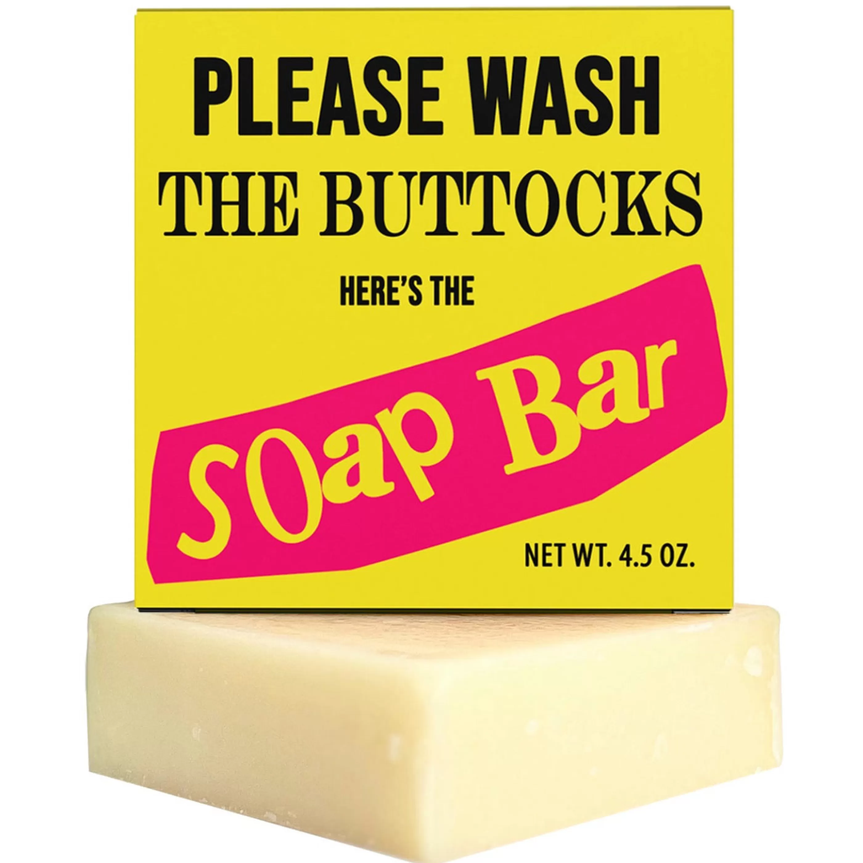 Totally Cheesy Bath & Shower>Please Wash The Buttocks Punk Rock Soap