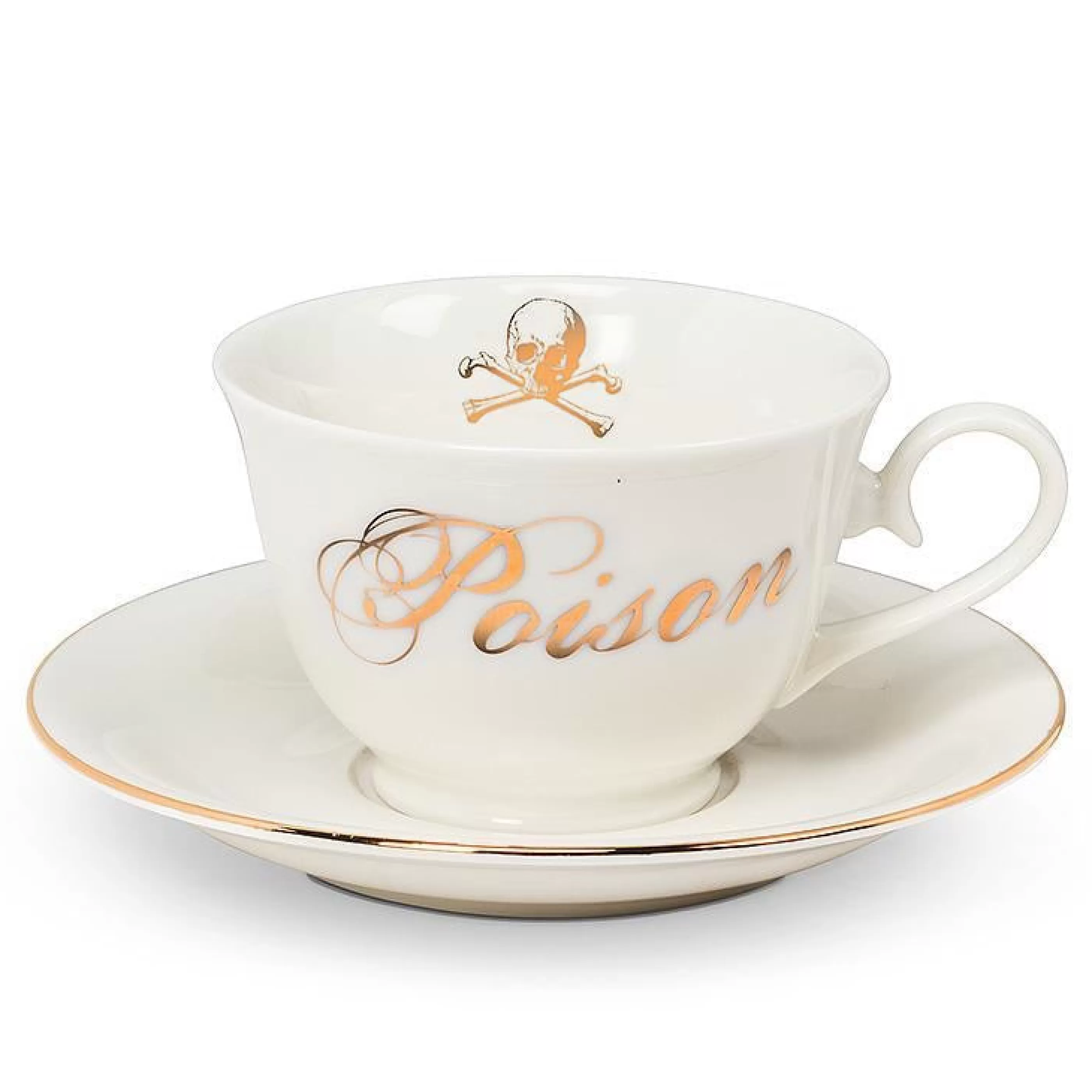 Abbott Collection Mugs>Poison Cup & Saucer