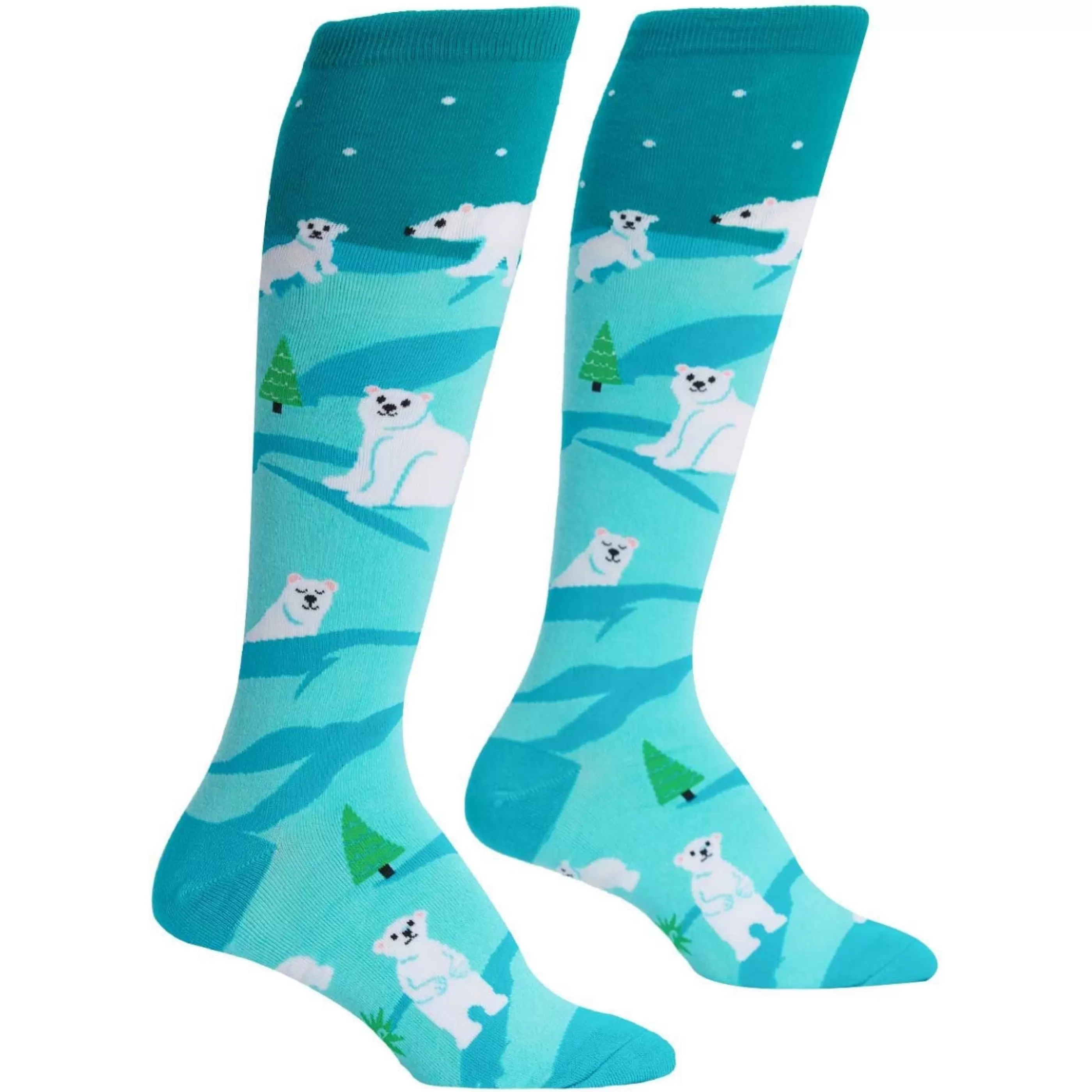 Sock It To Me Polar Bear Stare Knee High Socks Discount