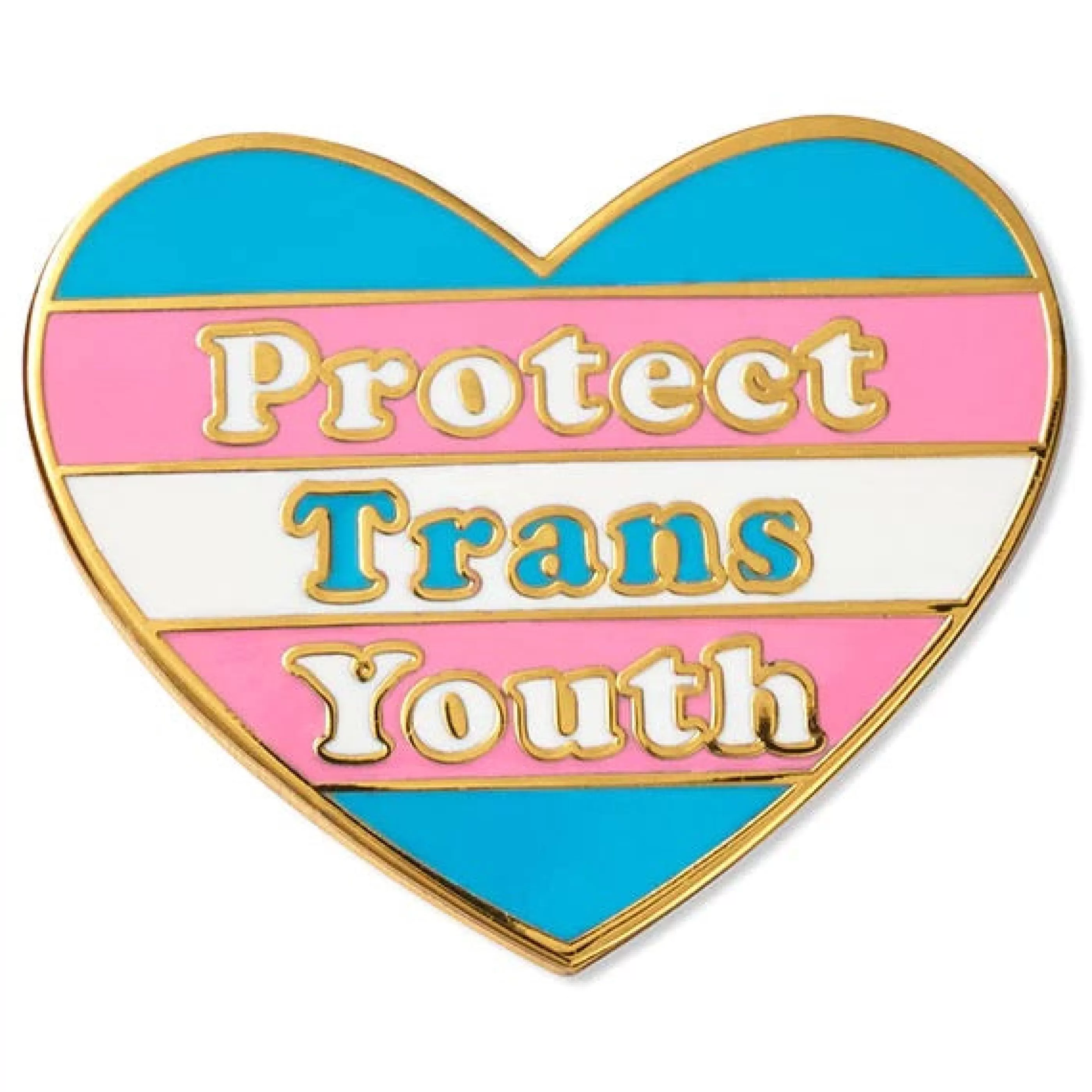 The Found Pins, Patches & Keychains>Protect Trans Youth Pin