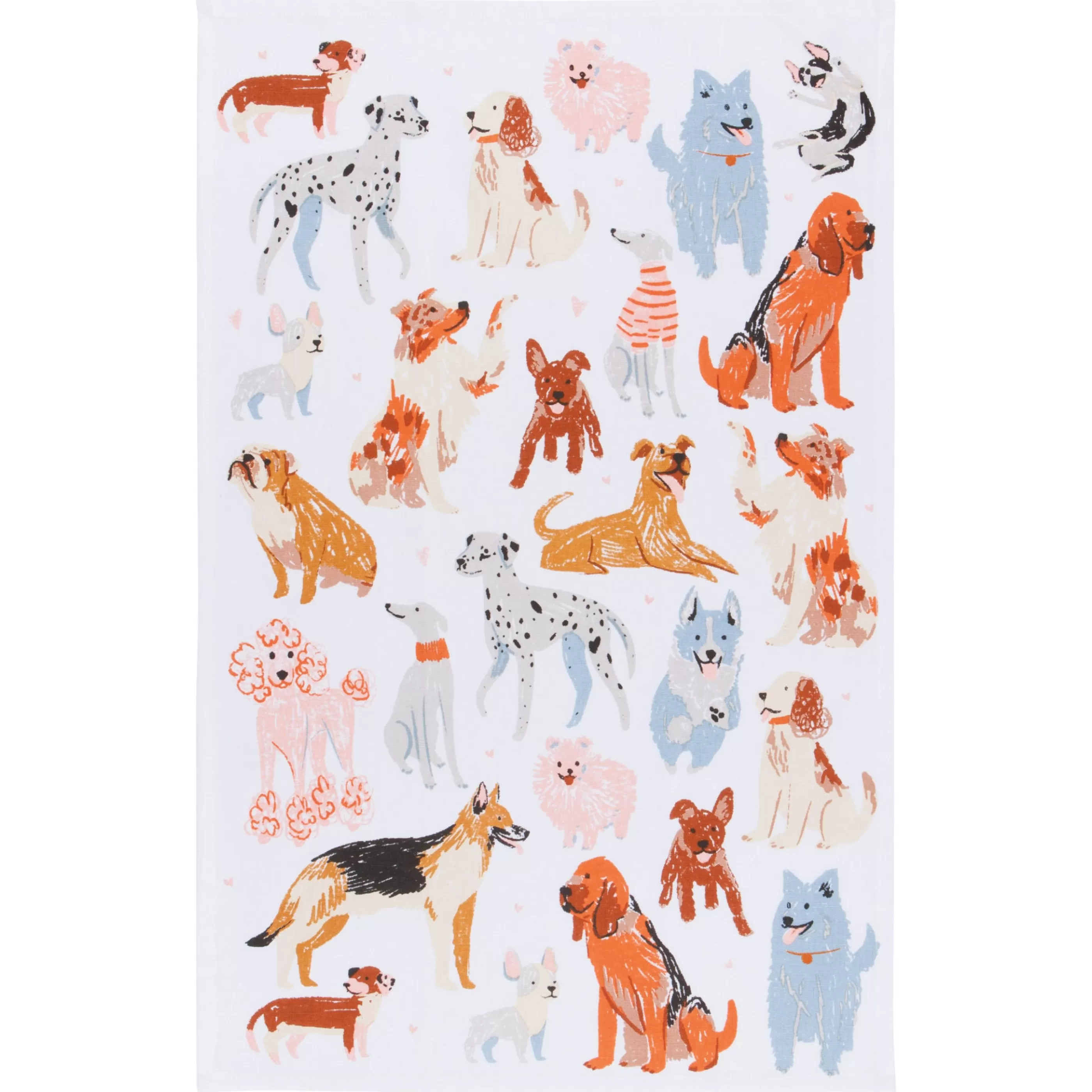 Danica Kitchen & Dining>Puppos Printed Dishtowel