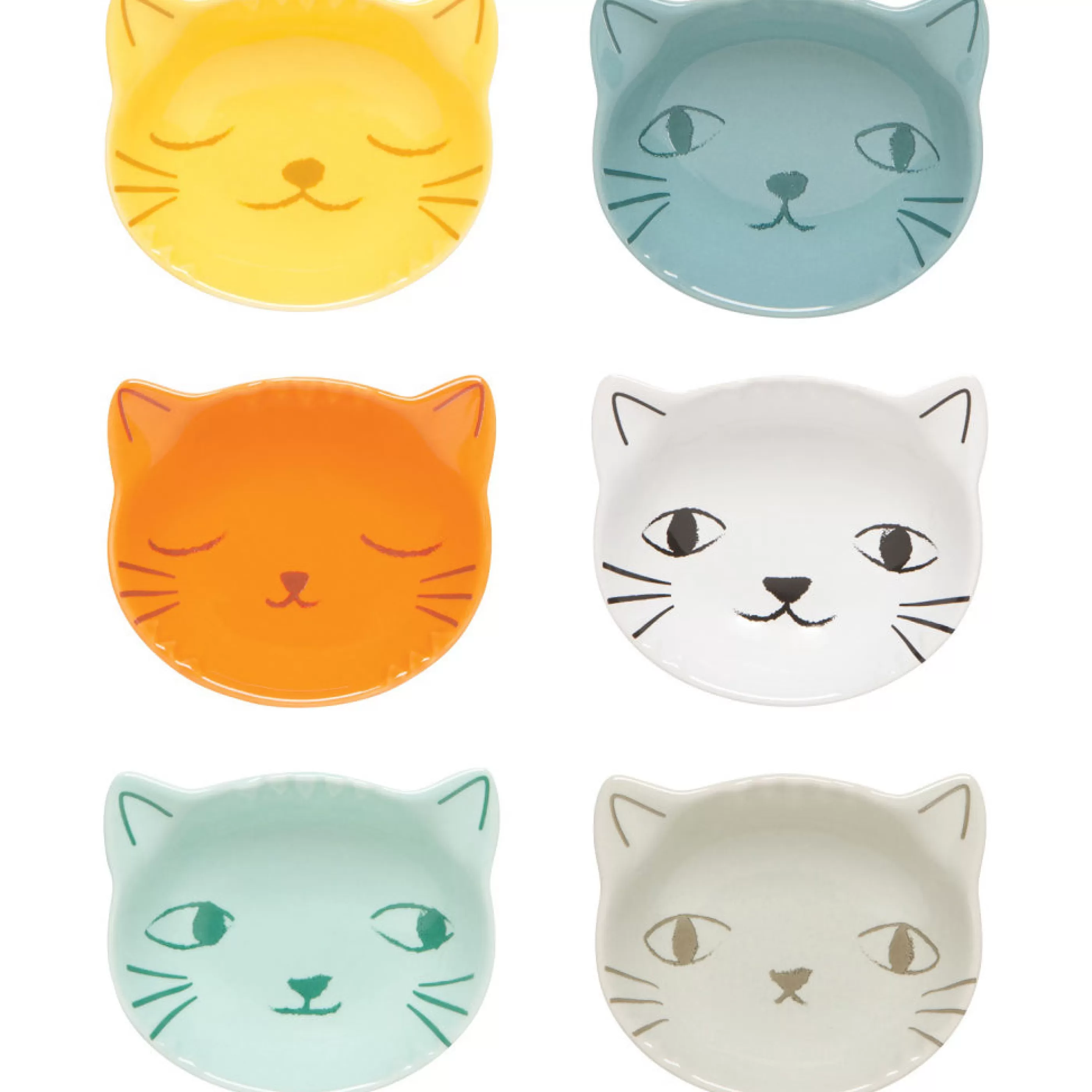 Danica Kitchen & Dining>Purrfect Pinch Bowls Set Of 6