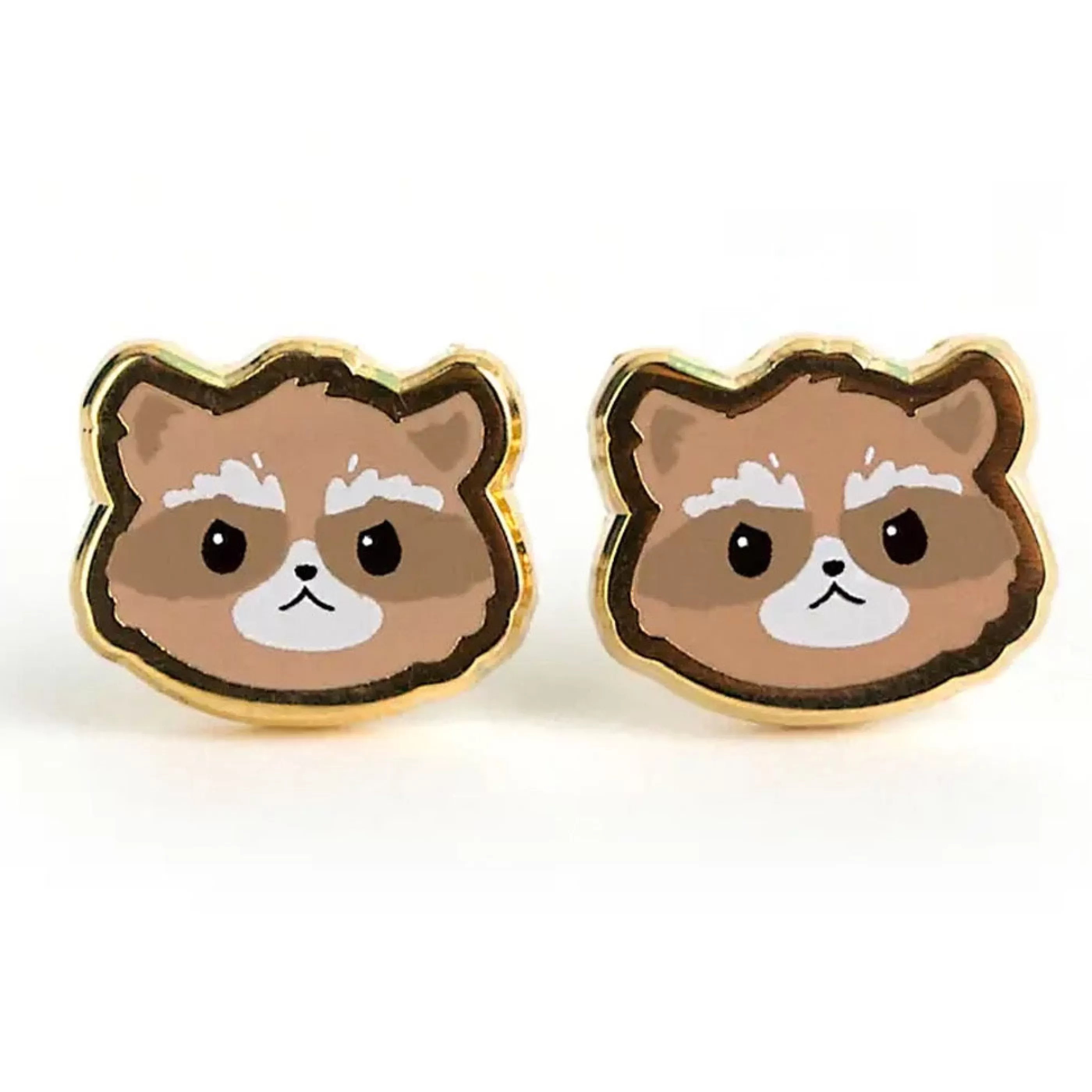 LuxCups Creative Jewellery>Raccoon Earrings