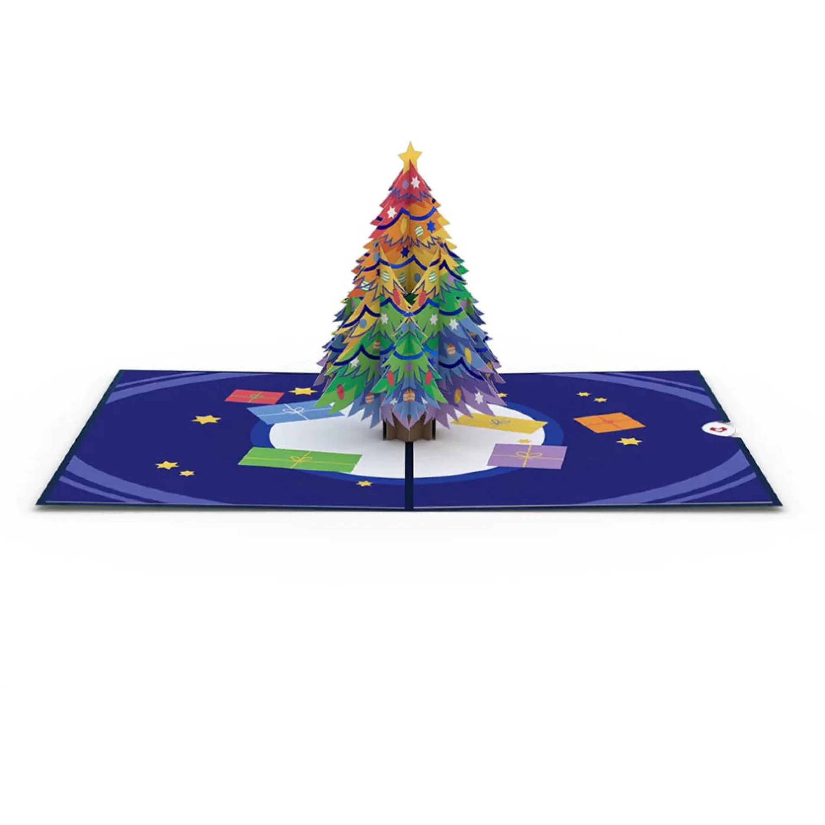 Lovepop Rainbow Christmas Tree 3D Pop Up Card Cheap