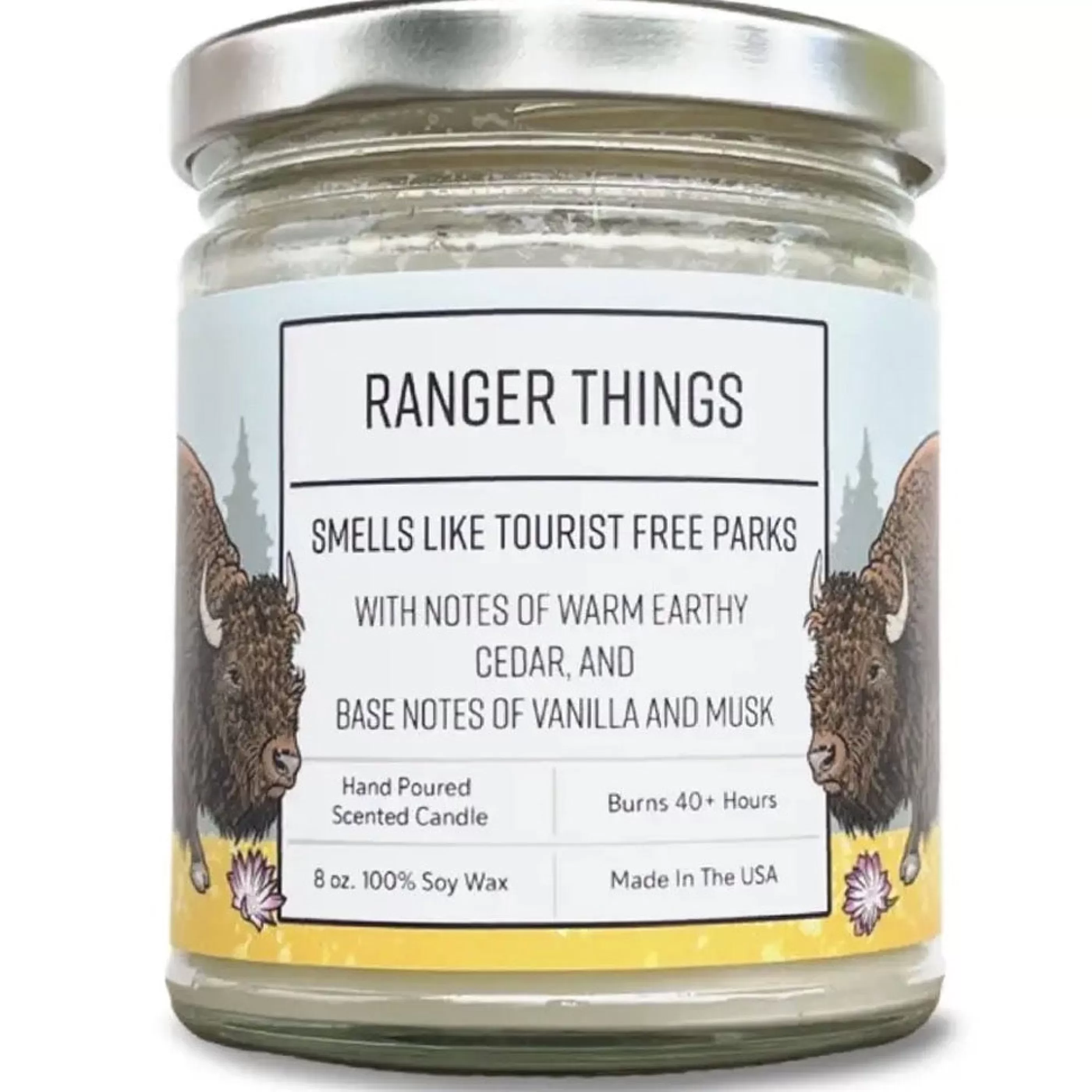 Two Little Fruits Candles & Home Fragrances>Ranger Things 8Oz Soy Candle