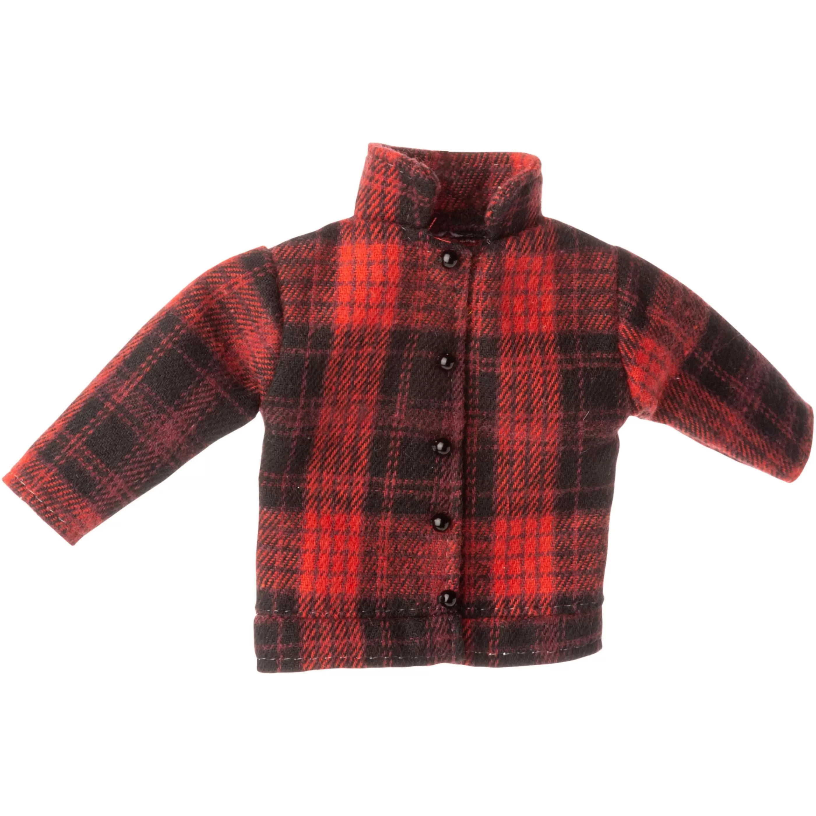 Silver Tree Red Plaid Jacket Ornament Cheap