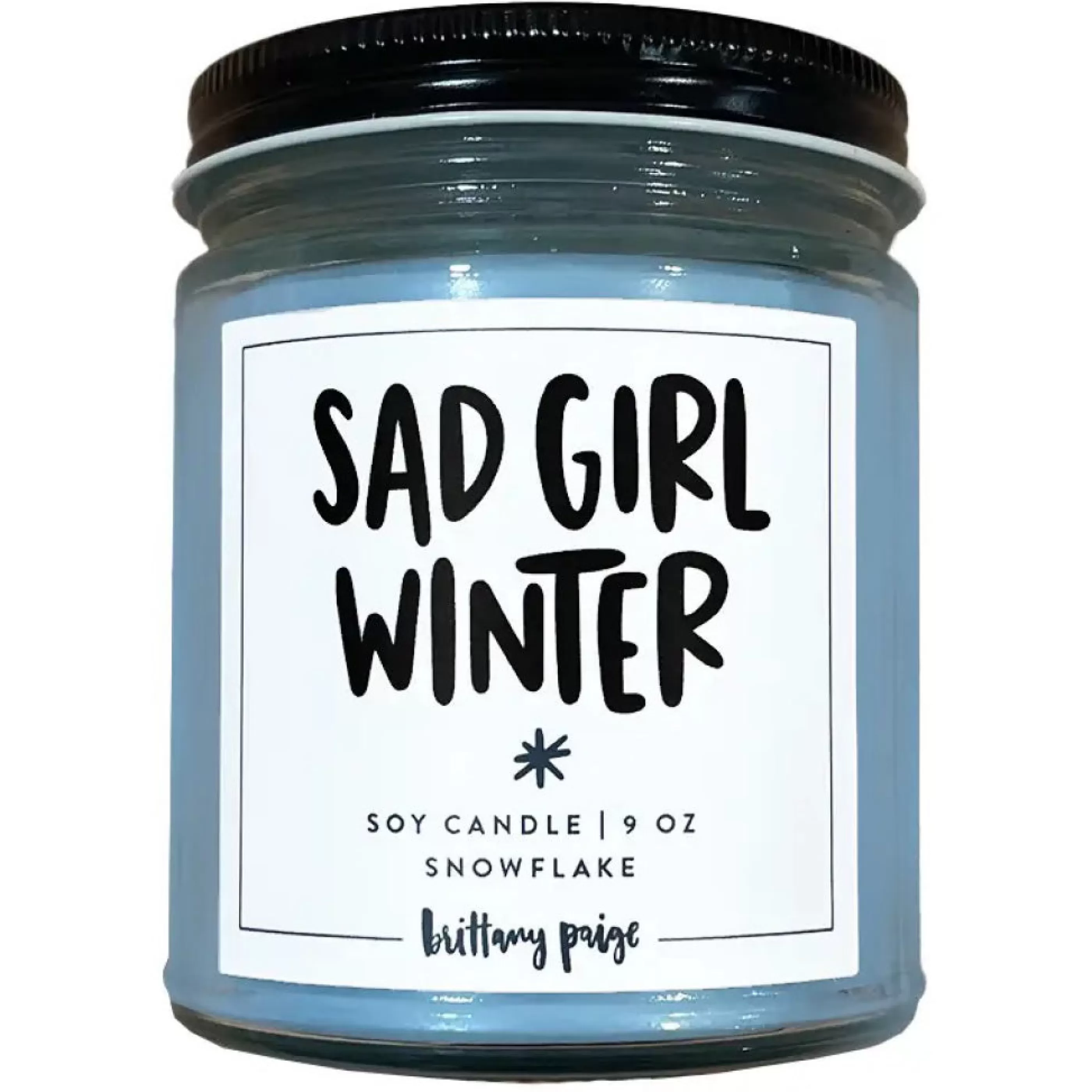 Brittany Paige Candles & Home Fragrances>Sad Girl Winter Candle