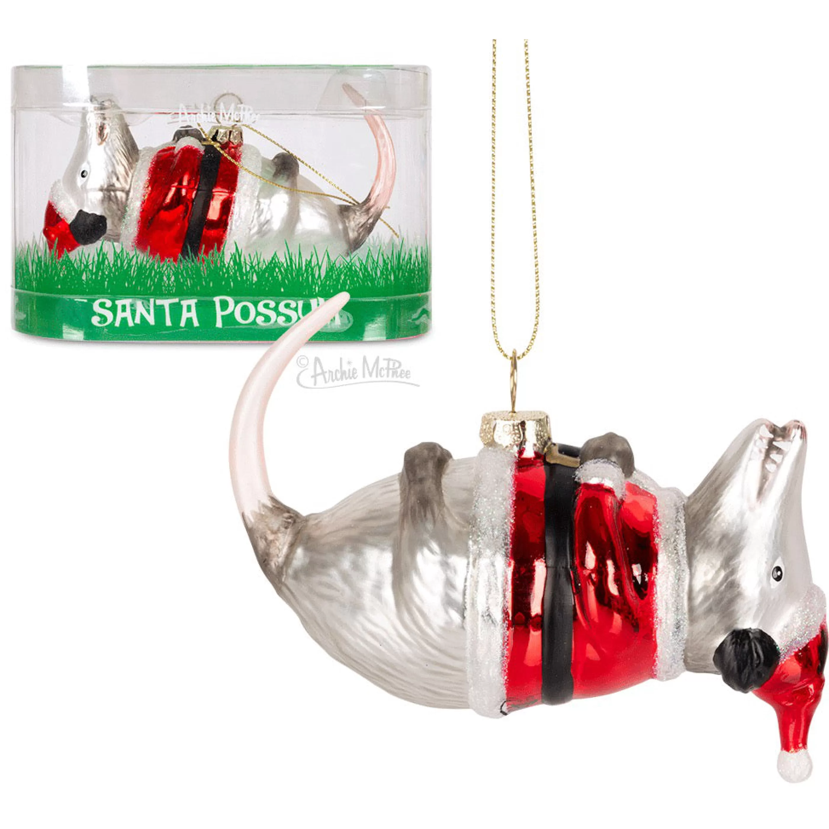 Archie McPhee Santa Possum Ornament Cheap