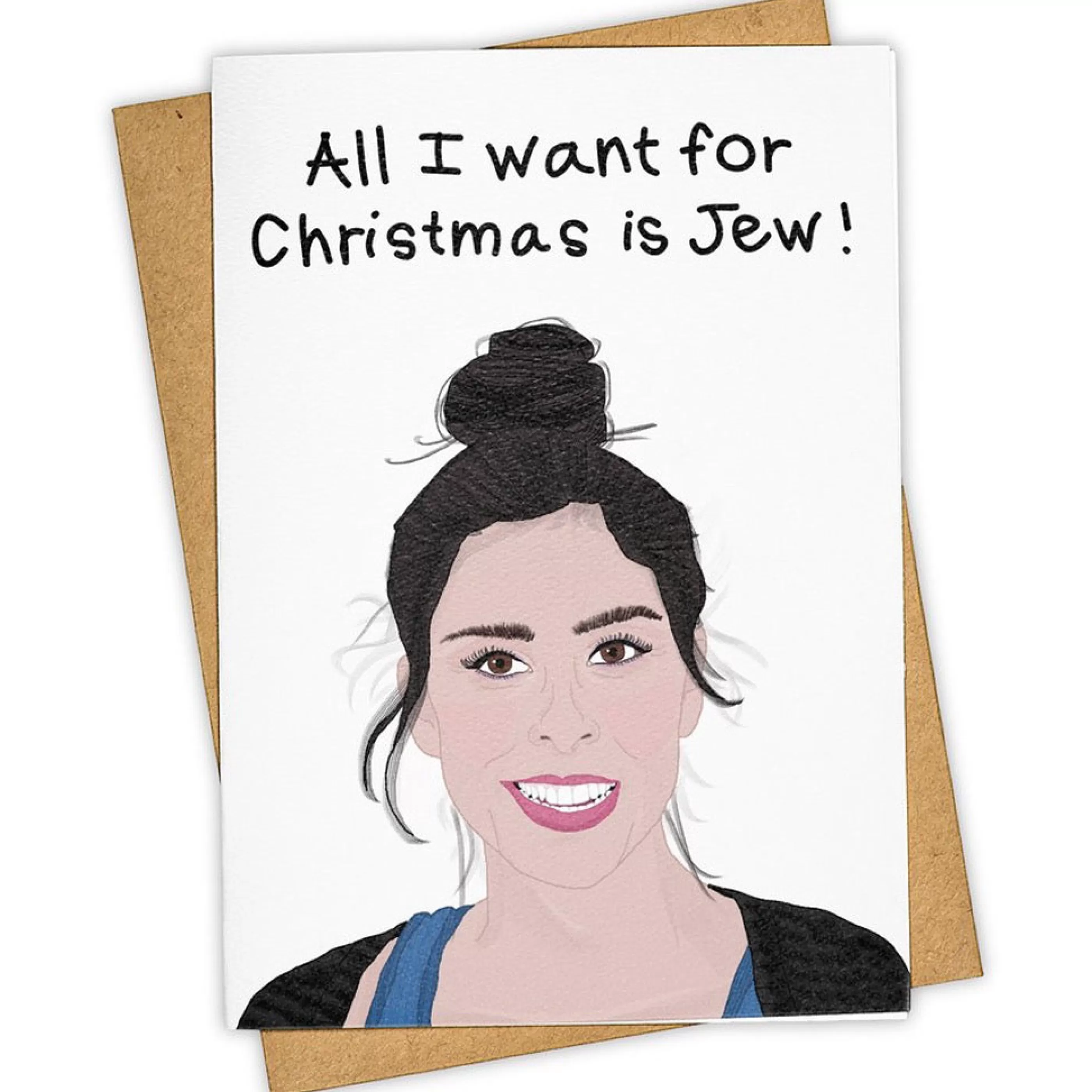 Tay Ham Sarah Silverman Jew Christmas Card Store