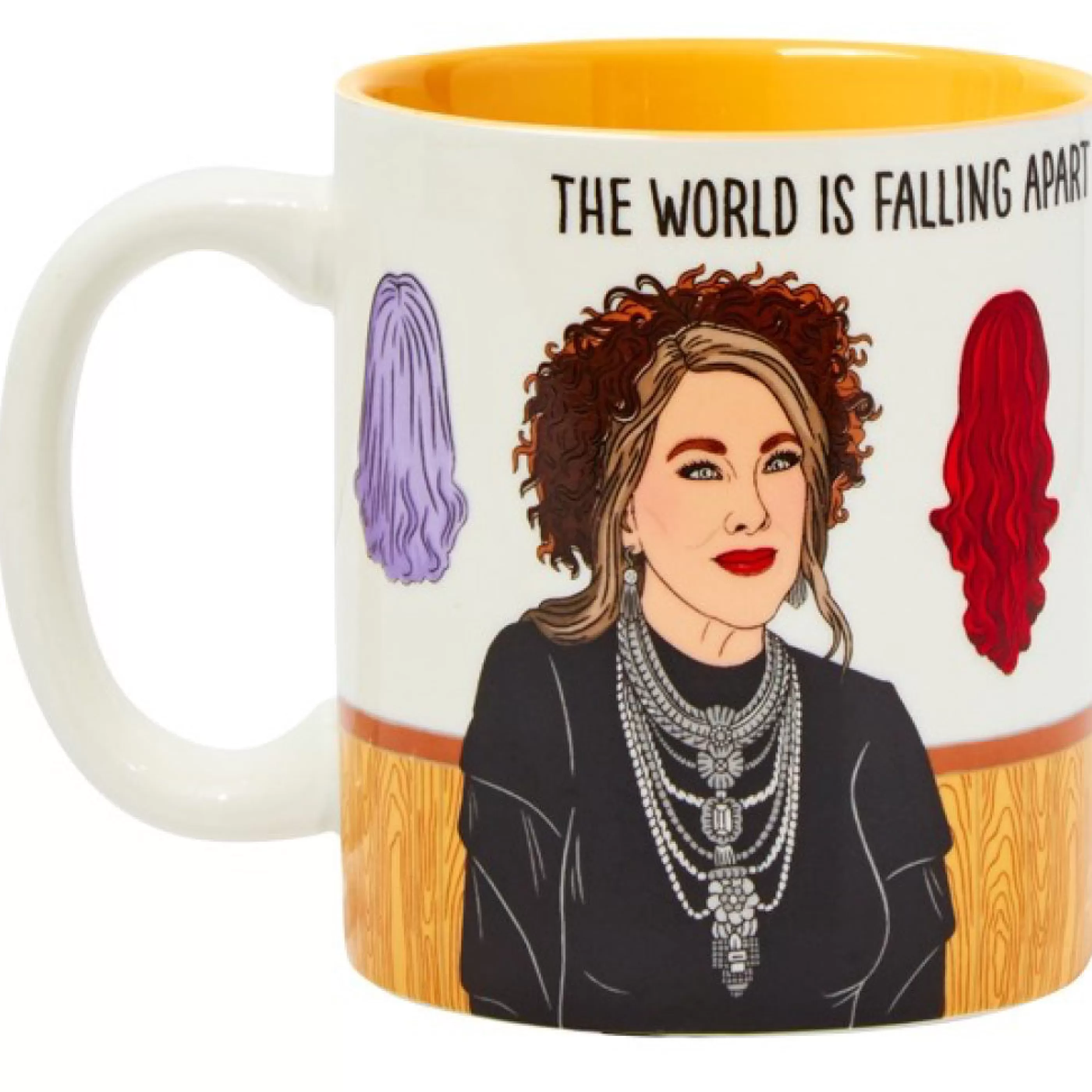 The Found Mugs>Schitt's Creek Moira World Falling Apart Mug