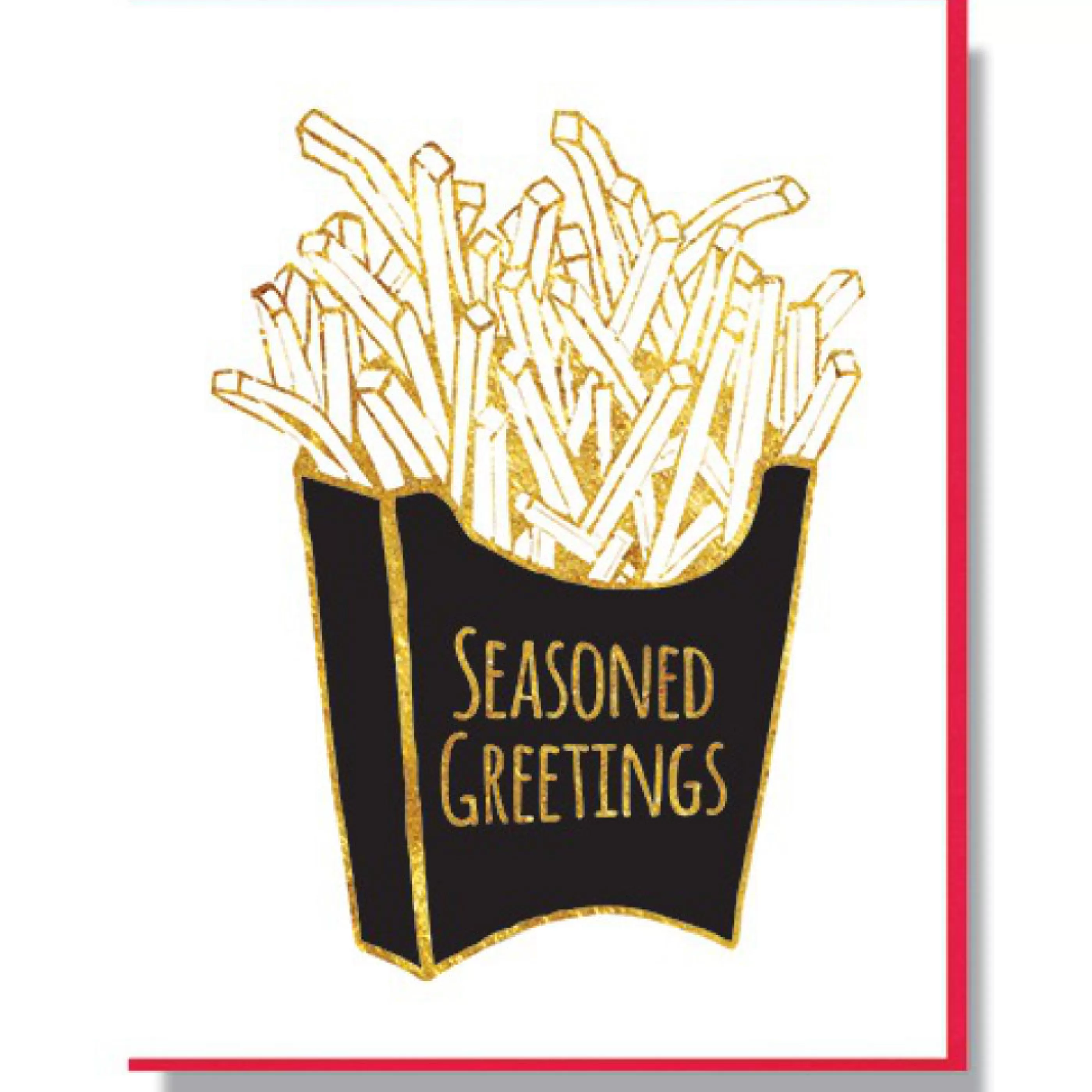 Smitten Kitten Seasoned Greetings Fries Card Cheap