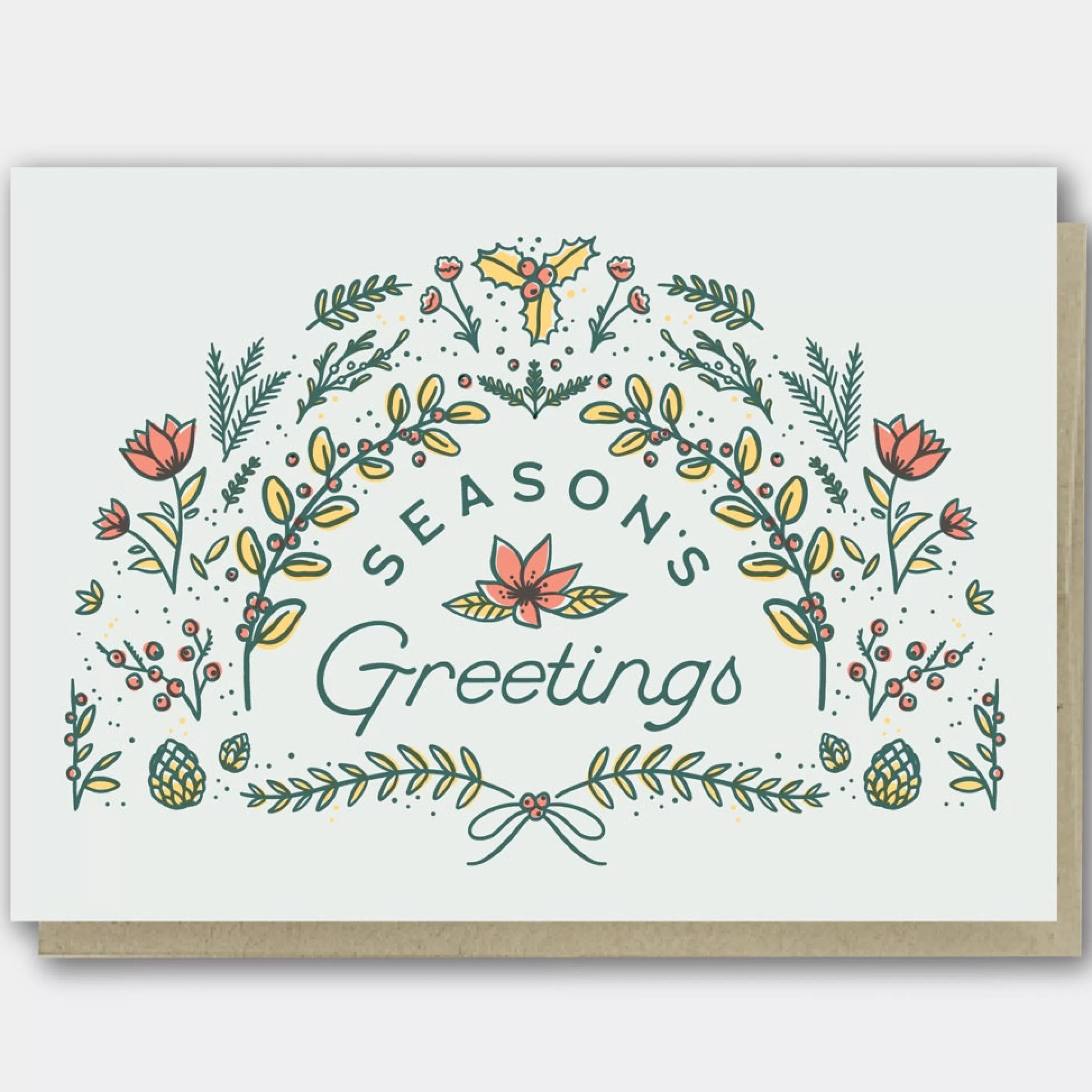 Pike Street Press Season's Greetings Foliage Card Cheap