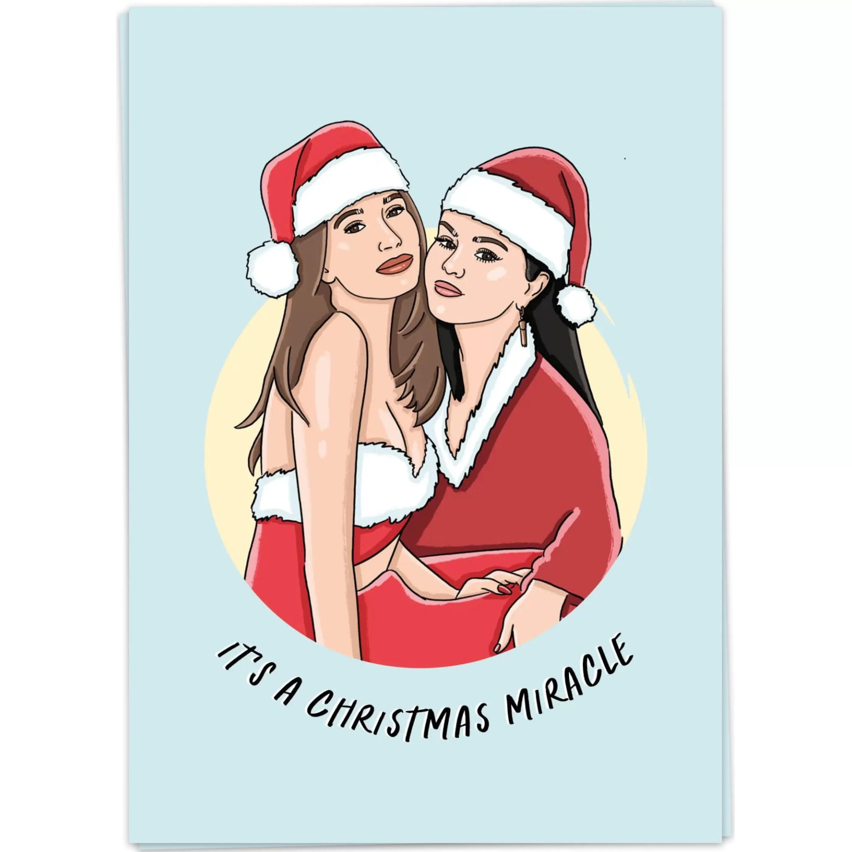 Kaart Blanche Selena & Hailey Christmas Miracle Card New