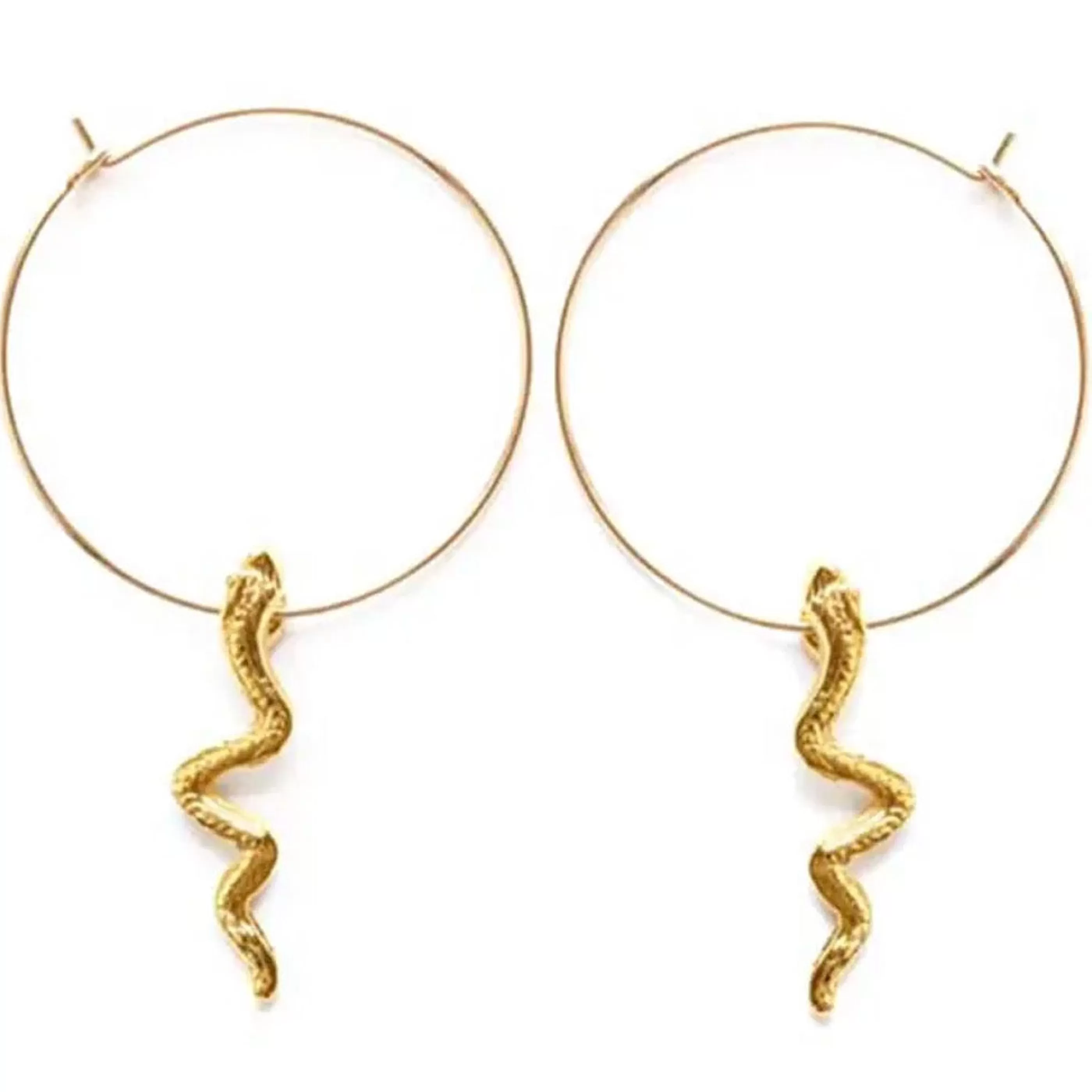 Amano Studio Jewellery>Serpent Hoops Earrings