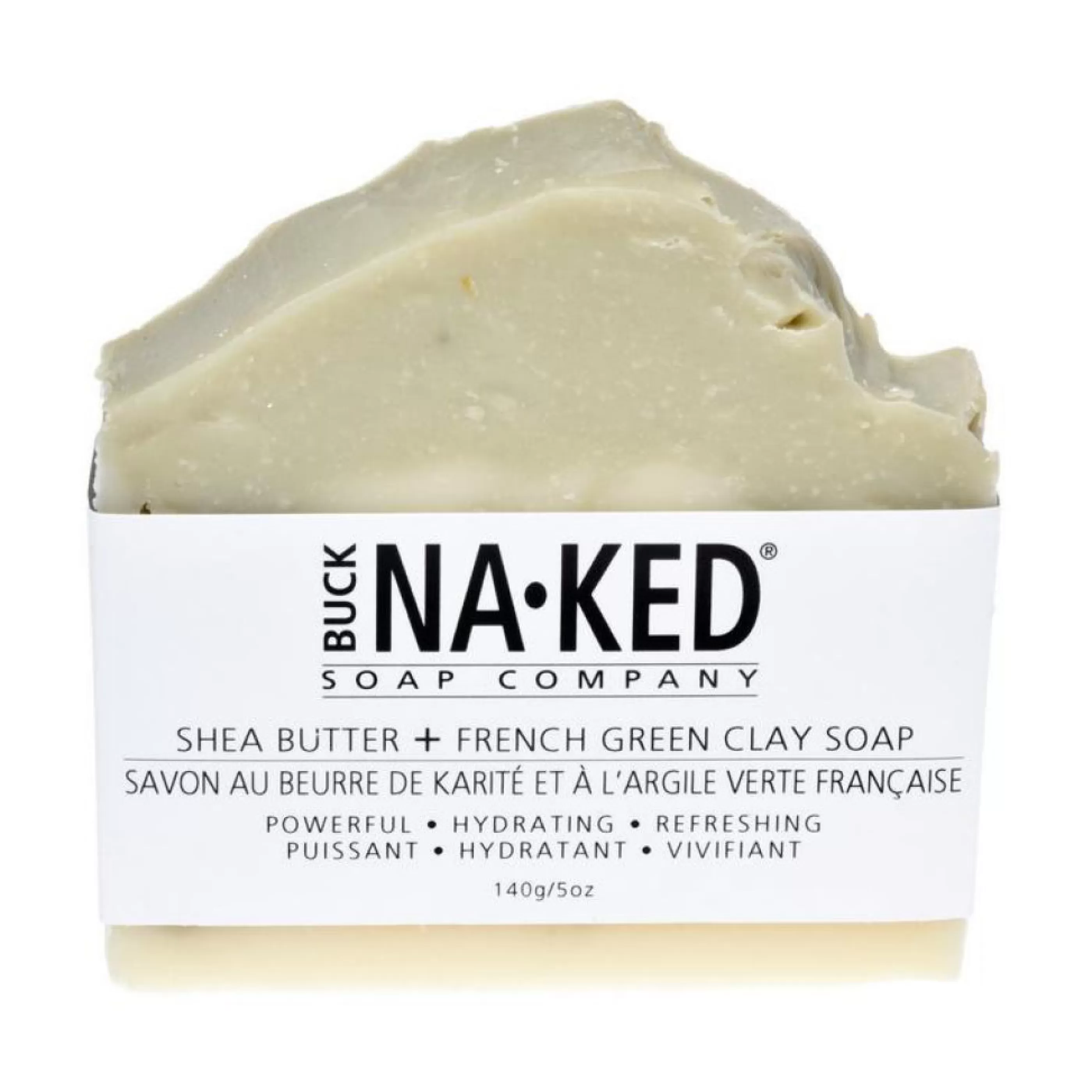 Buck Naked Soap Company Bath & Shower>Shea Butter & French Green Clay Soap