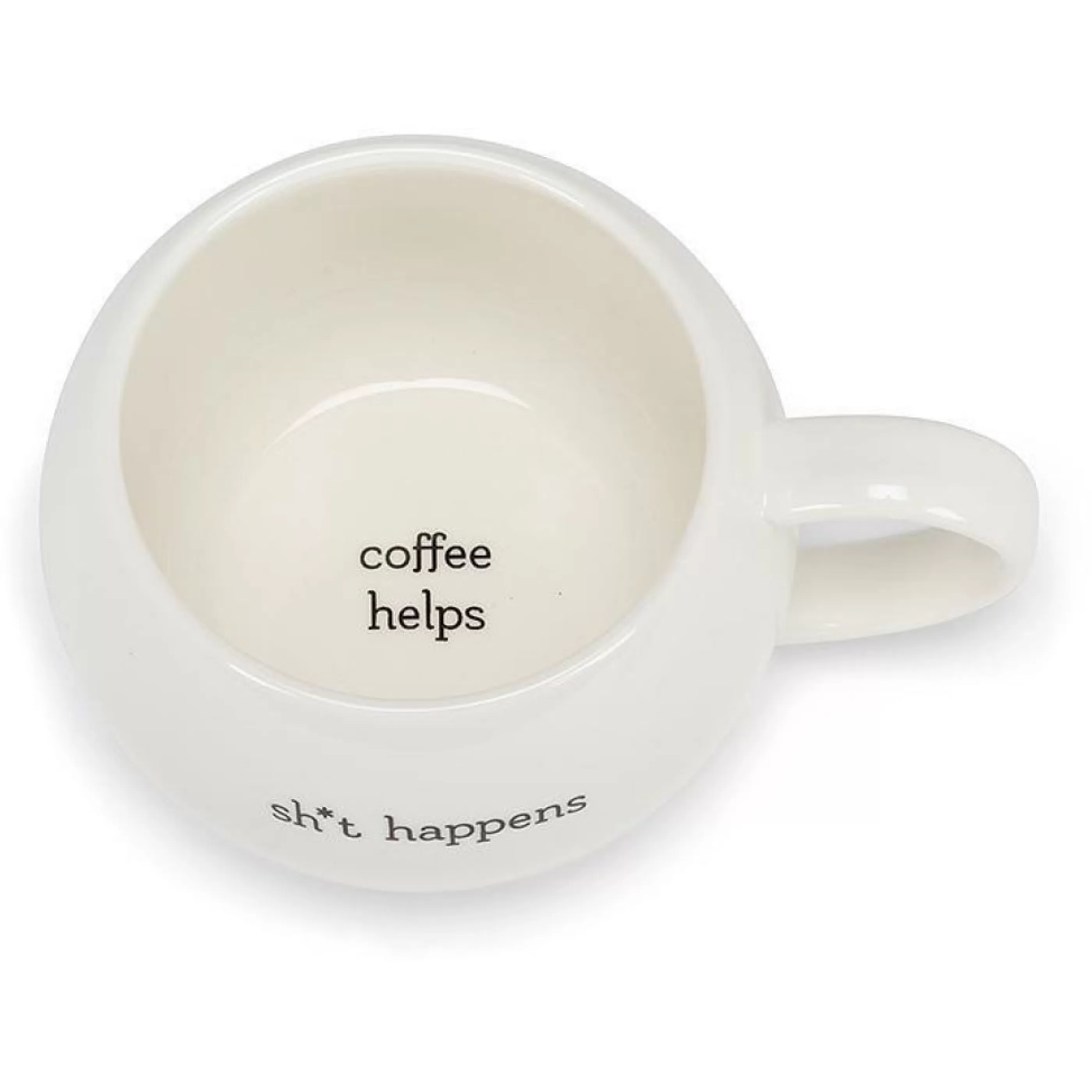 Abbott Collection Mugs>Sh*T Happens Ball Mug