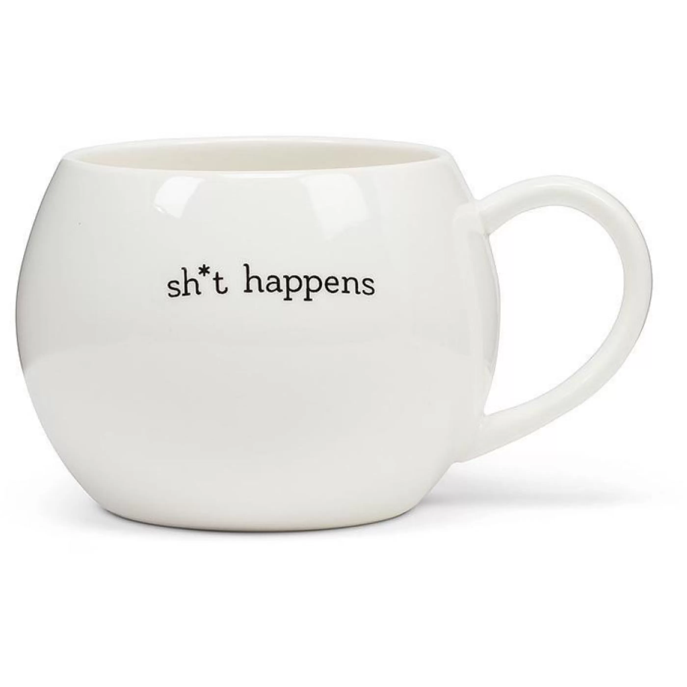 Abbott Collection Mugs>Sh*T Happens Ball Mug