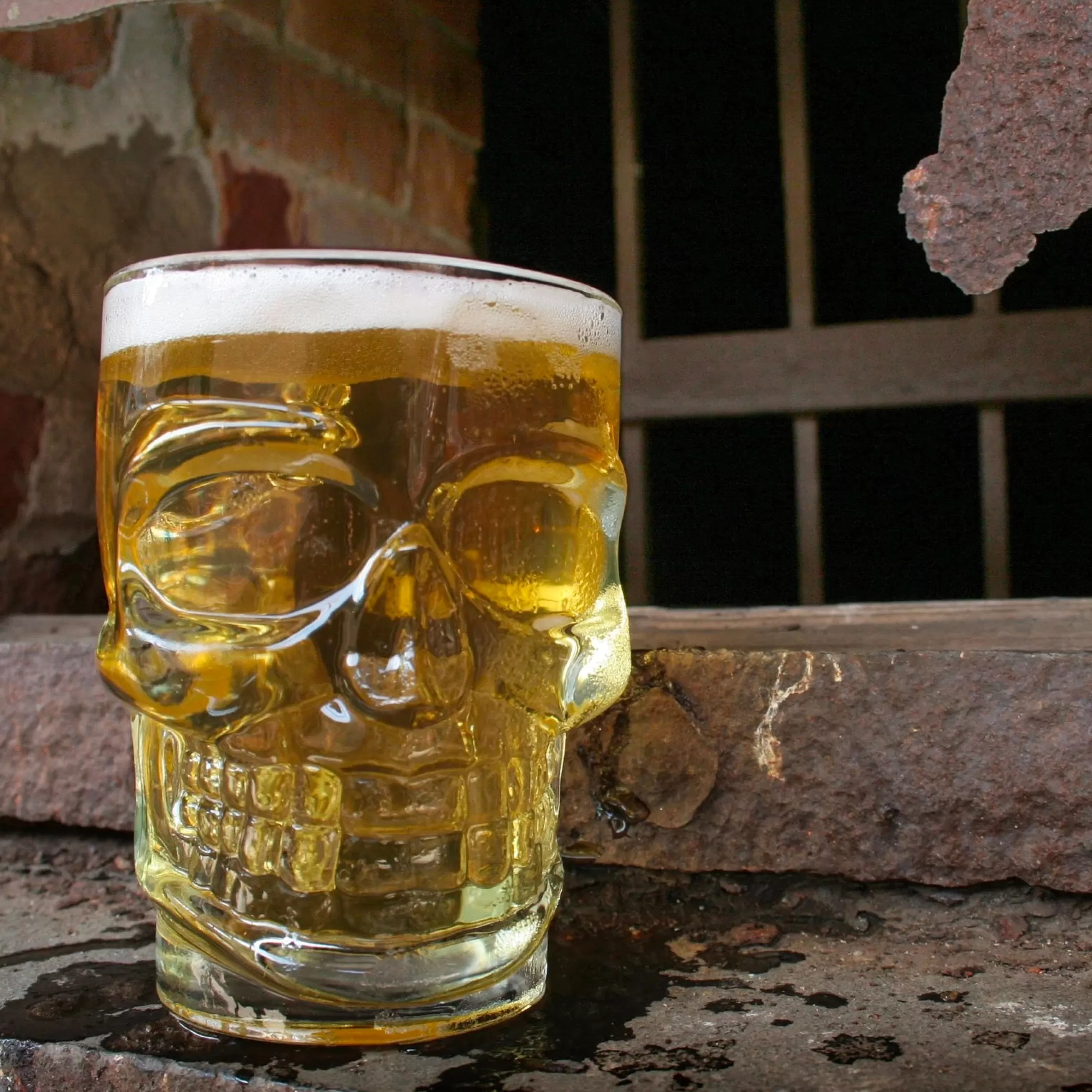 Kikkerland Mugs>Skull Stein Beer Mug