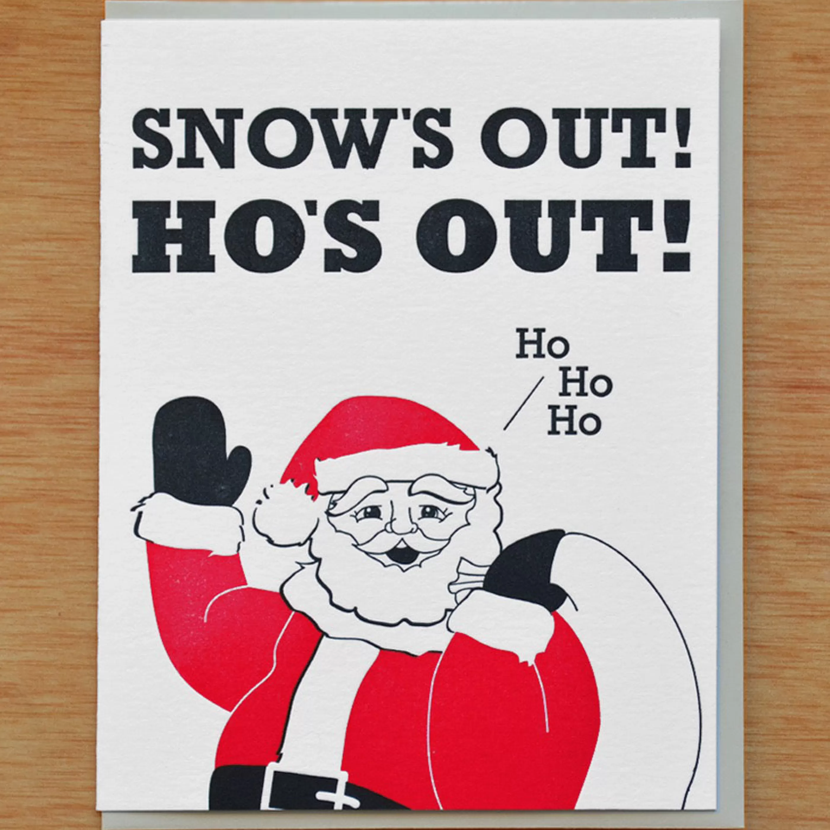 McBitterson's Snow's Out Hos Out Card Cheap