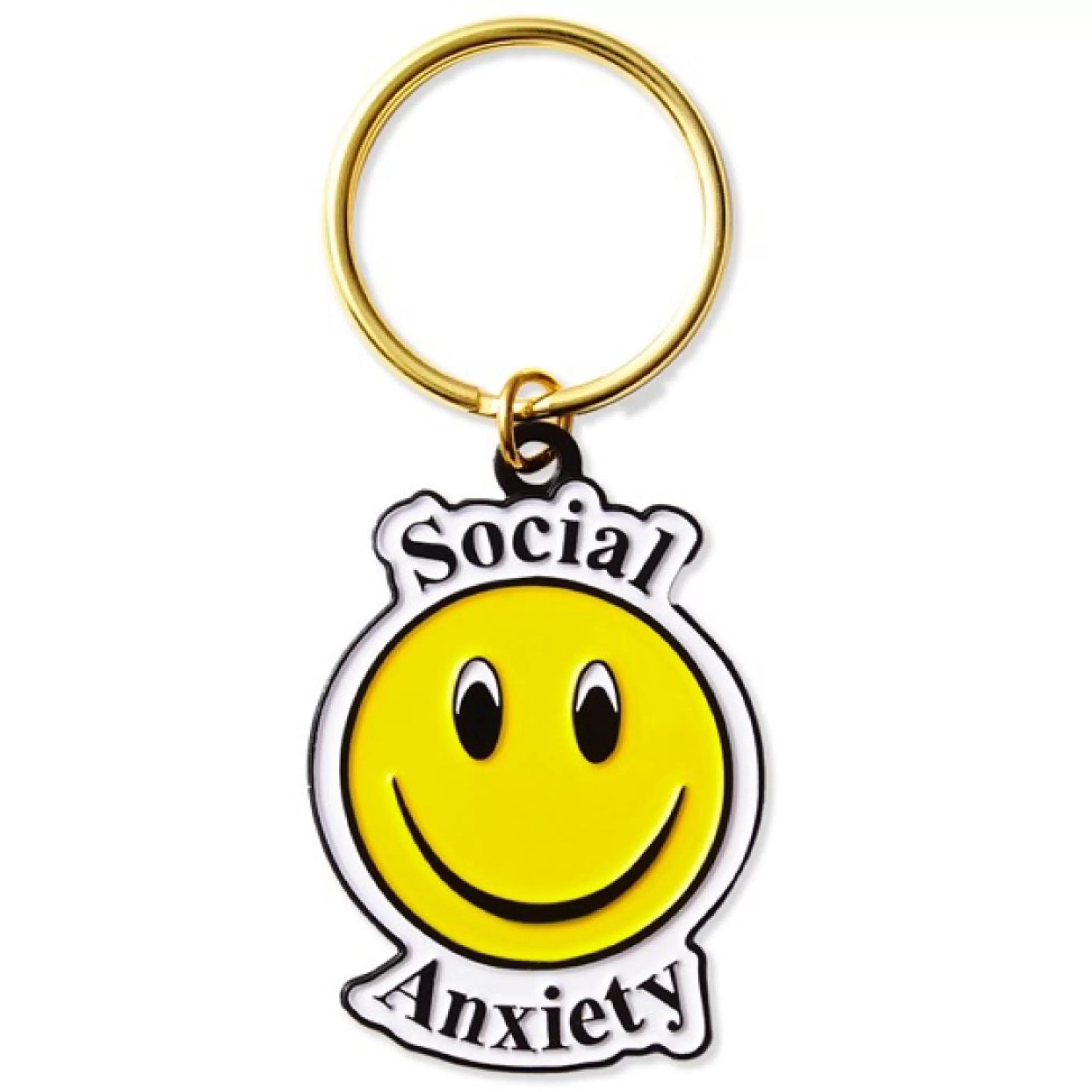 The Found Pins, Patches & Keychains>Social Anxiety Keychain