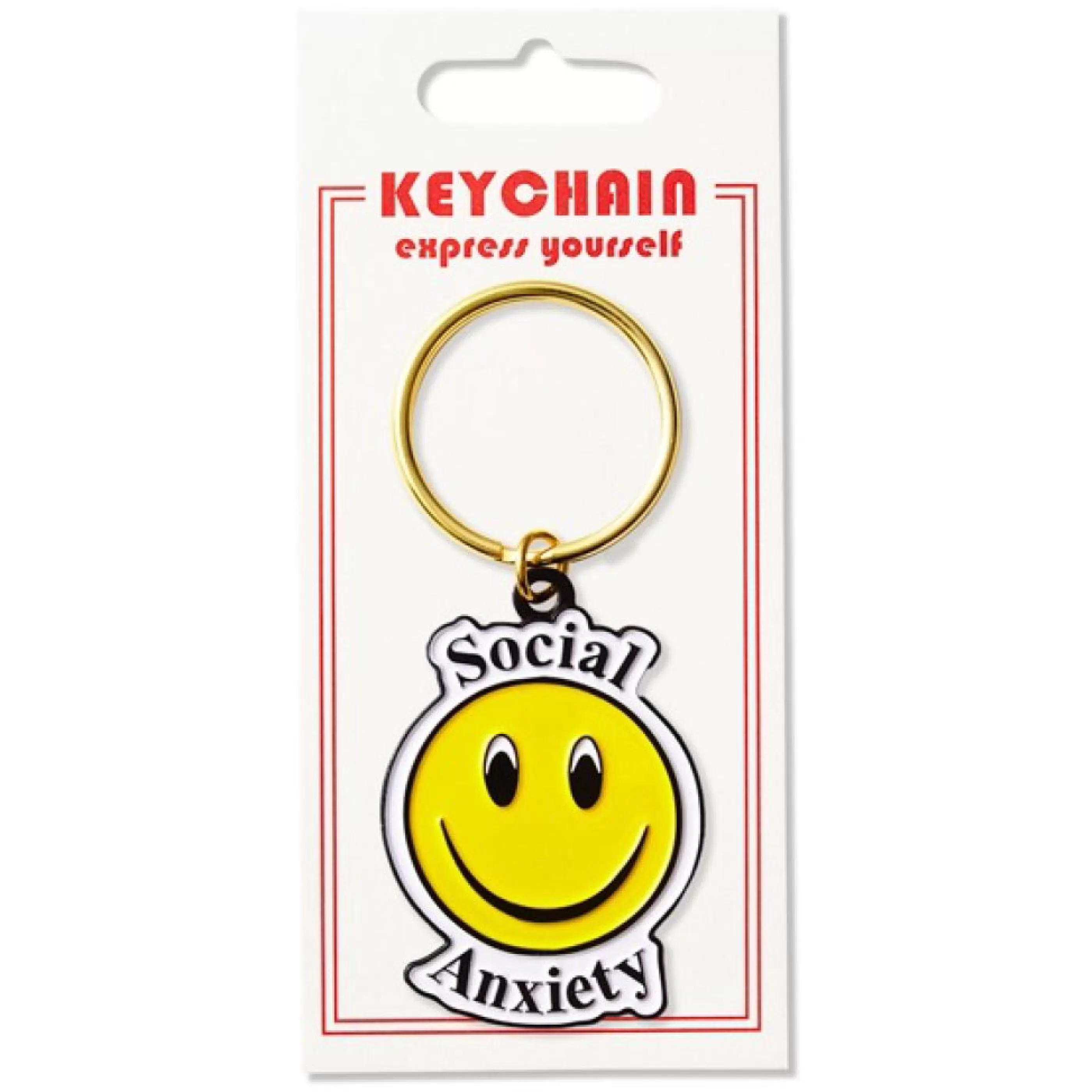 The Found Pins, Patches & Keychains>Social Anxiety Keychain