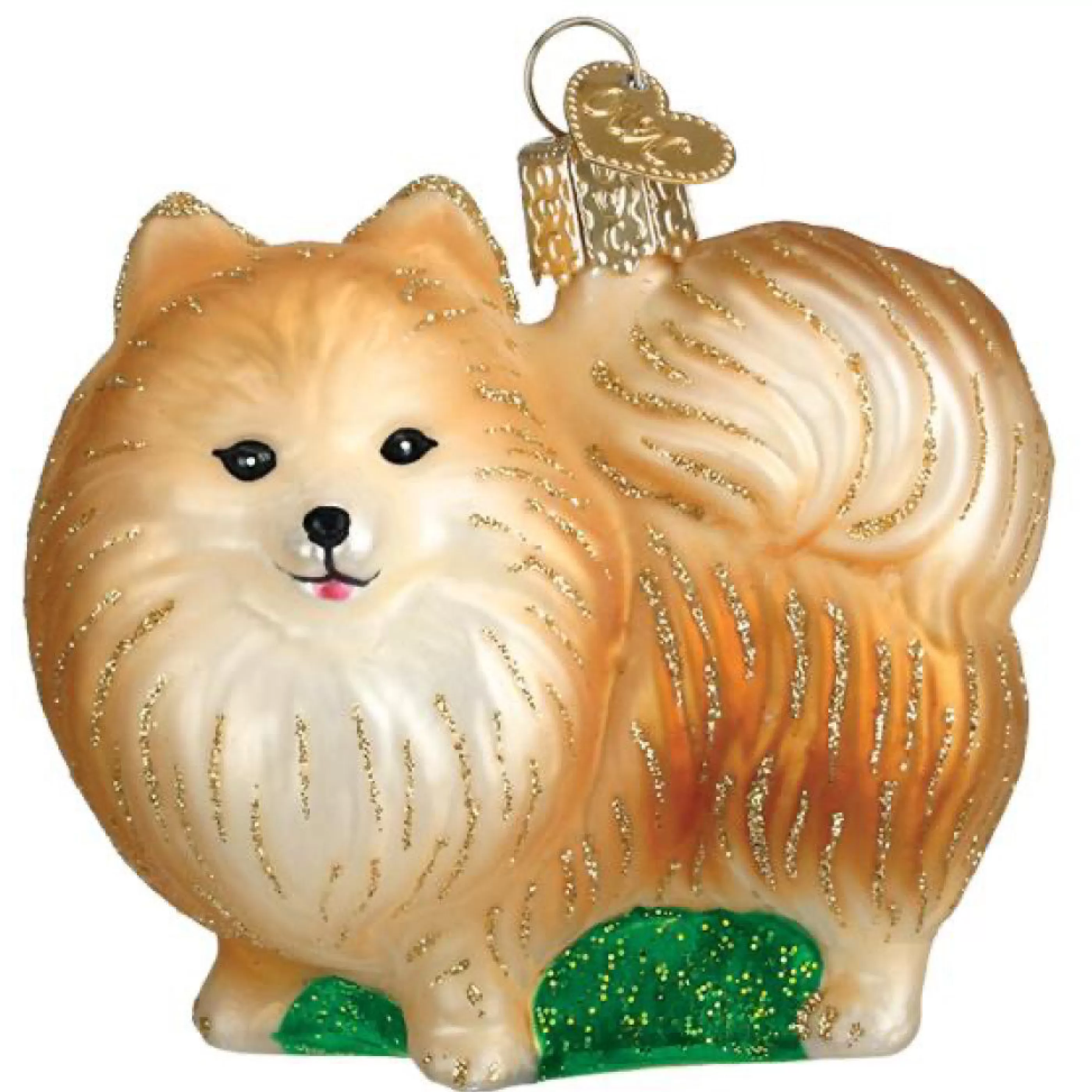 Old World Christmas Standing Pomeranian Ornament Discount