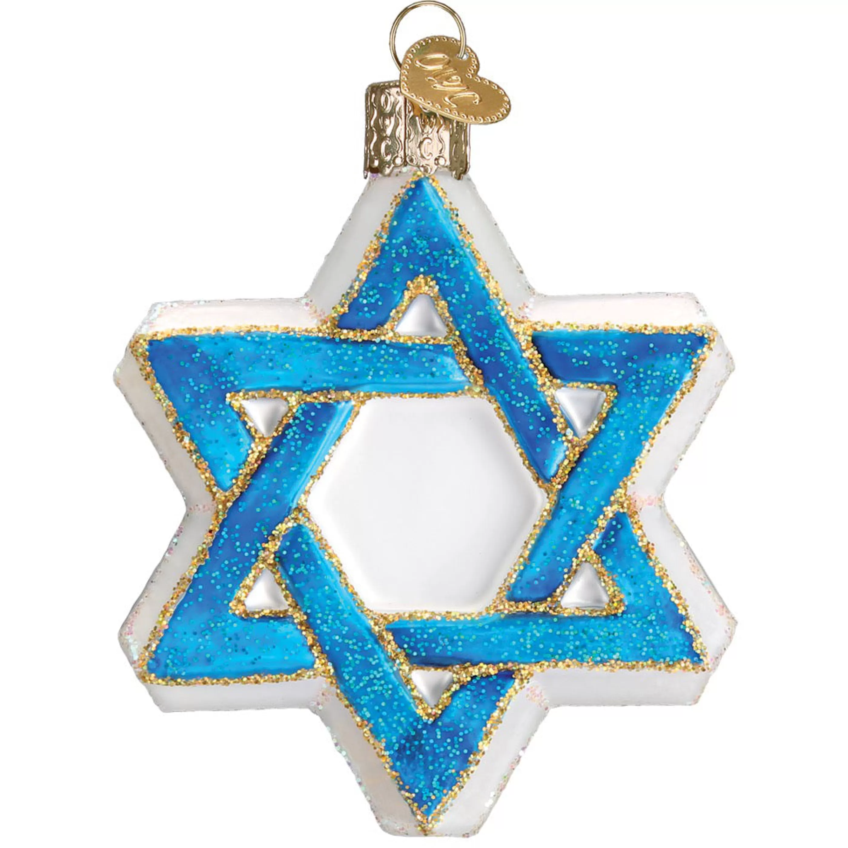 Old World Christmas Star Of David Ornament New