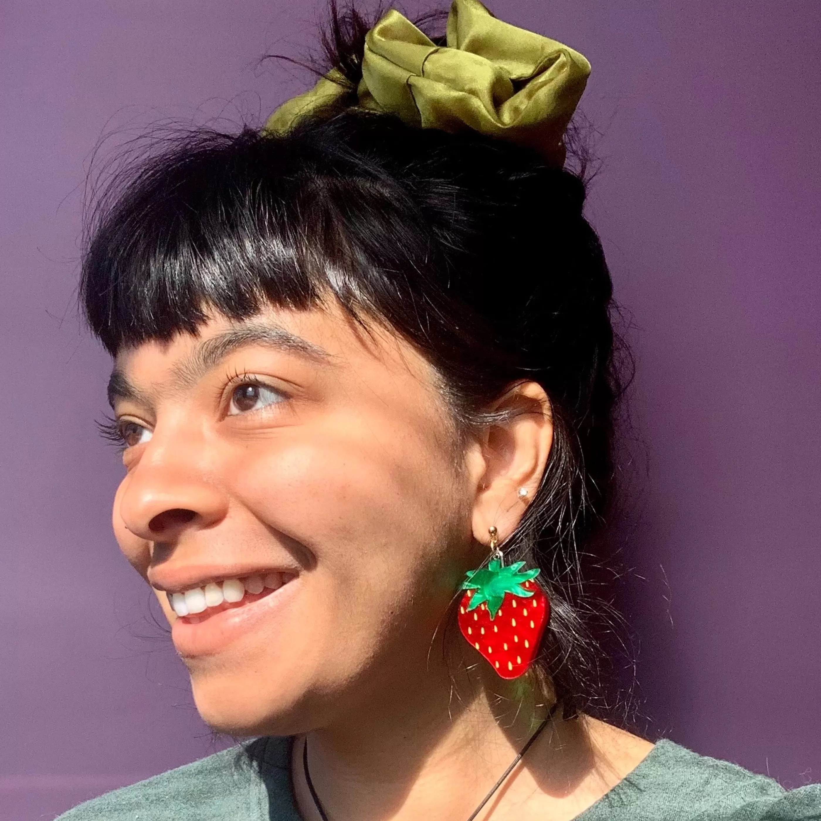 Not Picasso Jewellery>Strawberry Earrings