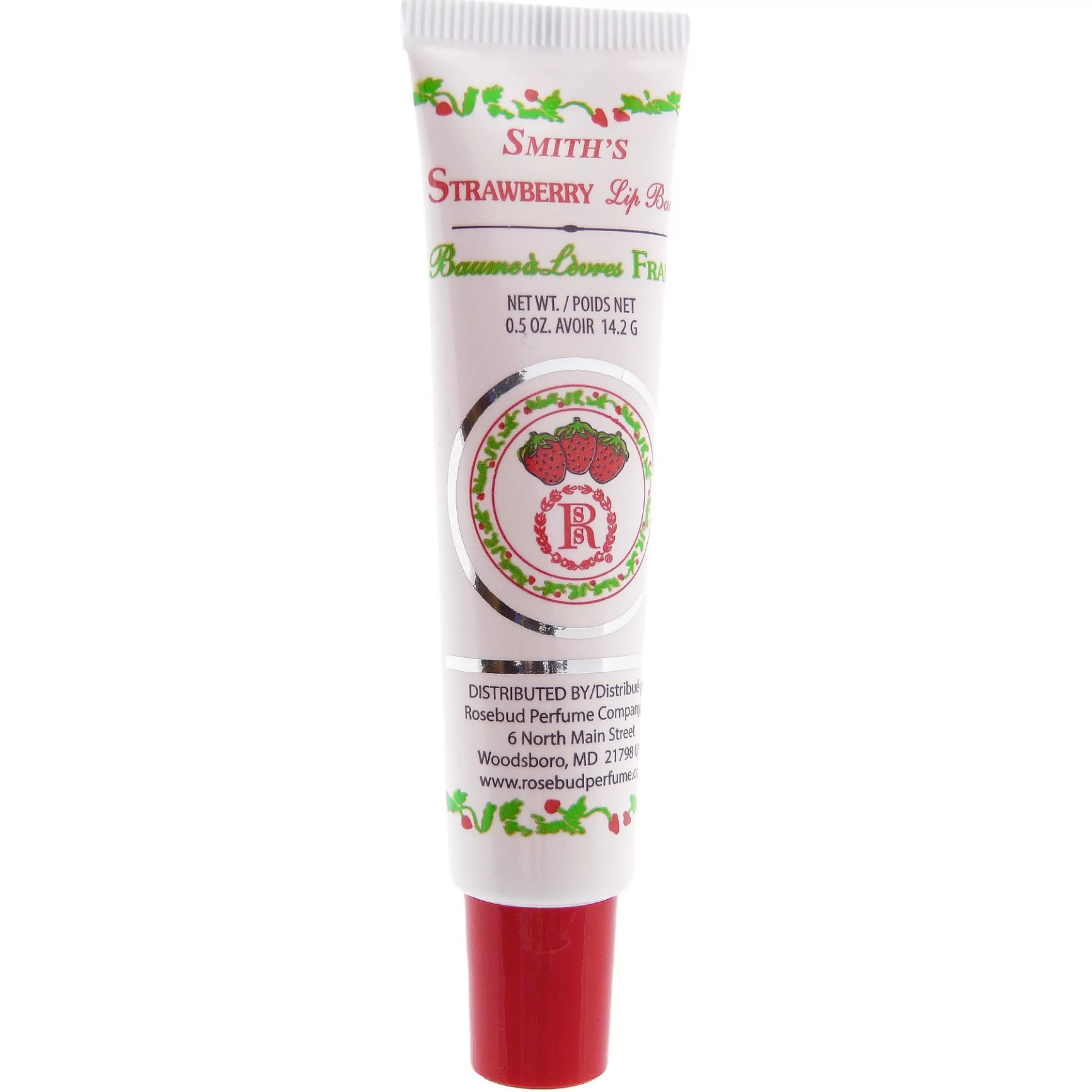 Rosebud Perfume Co. Lip Balm>Strawberry Lip Balm Tube