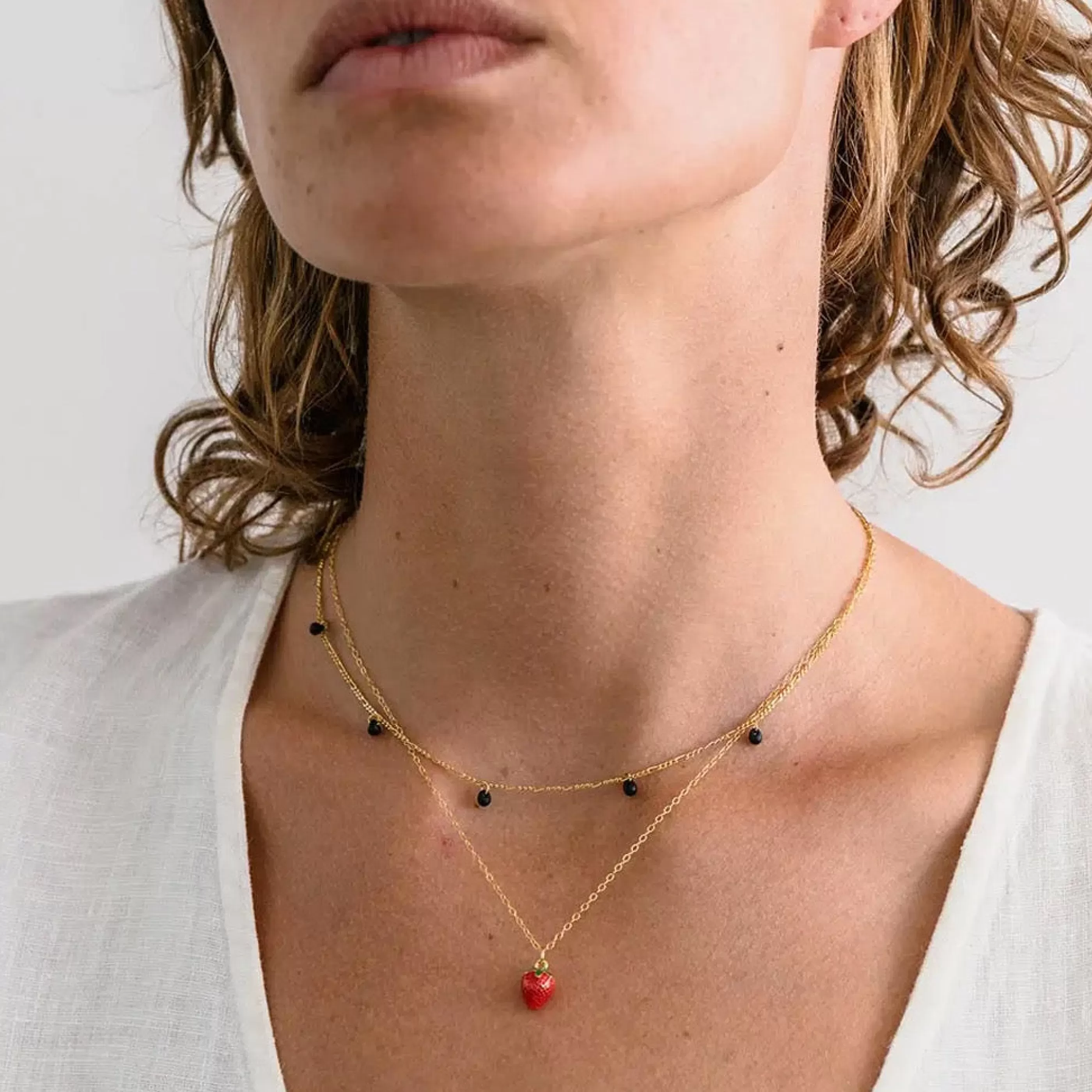 Amano Studio Jewellery>Summer Strawberry Necklace