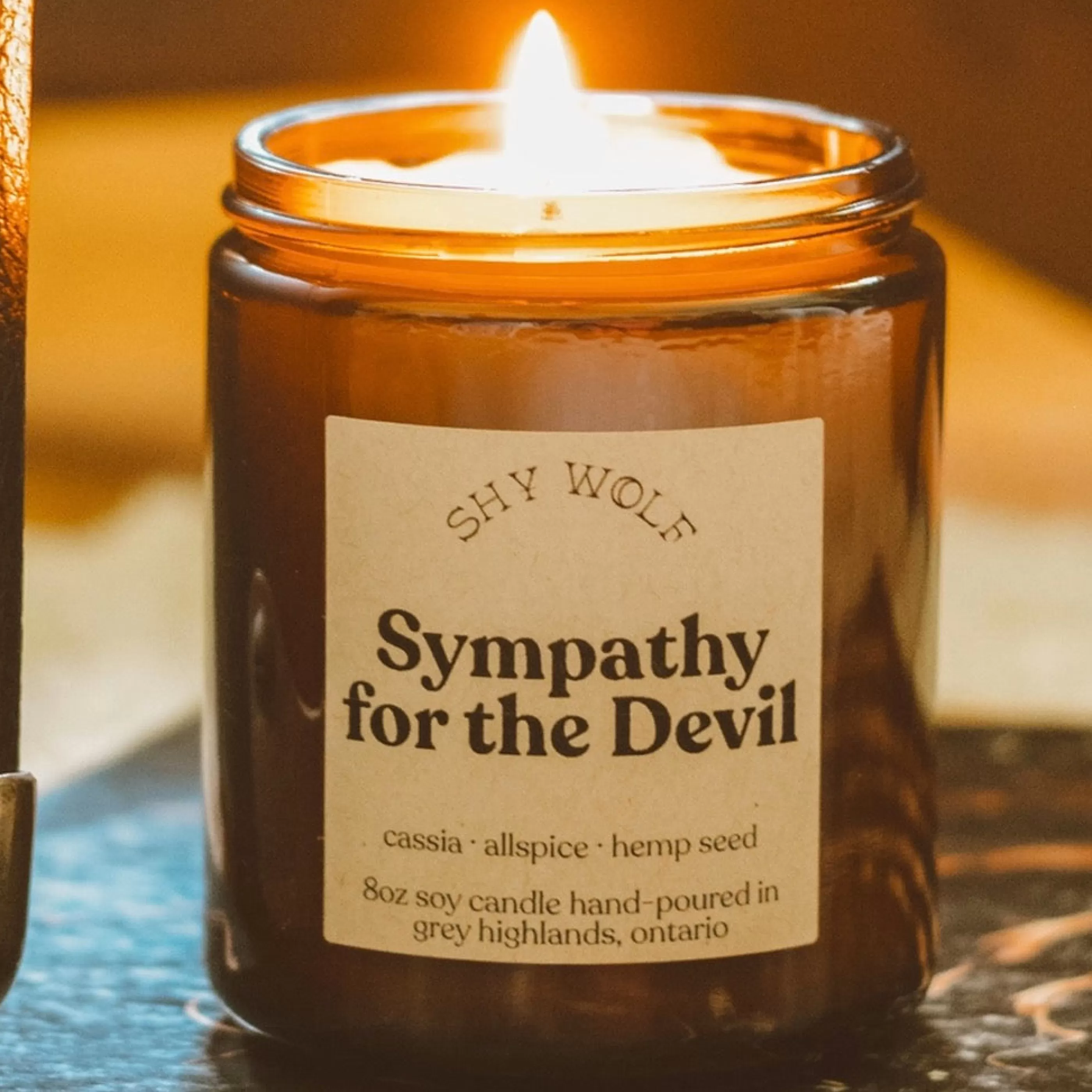 Shy Wolf Candles Candles & Home Fragrances>Sympathy For The Devil Soy Wax Candle