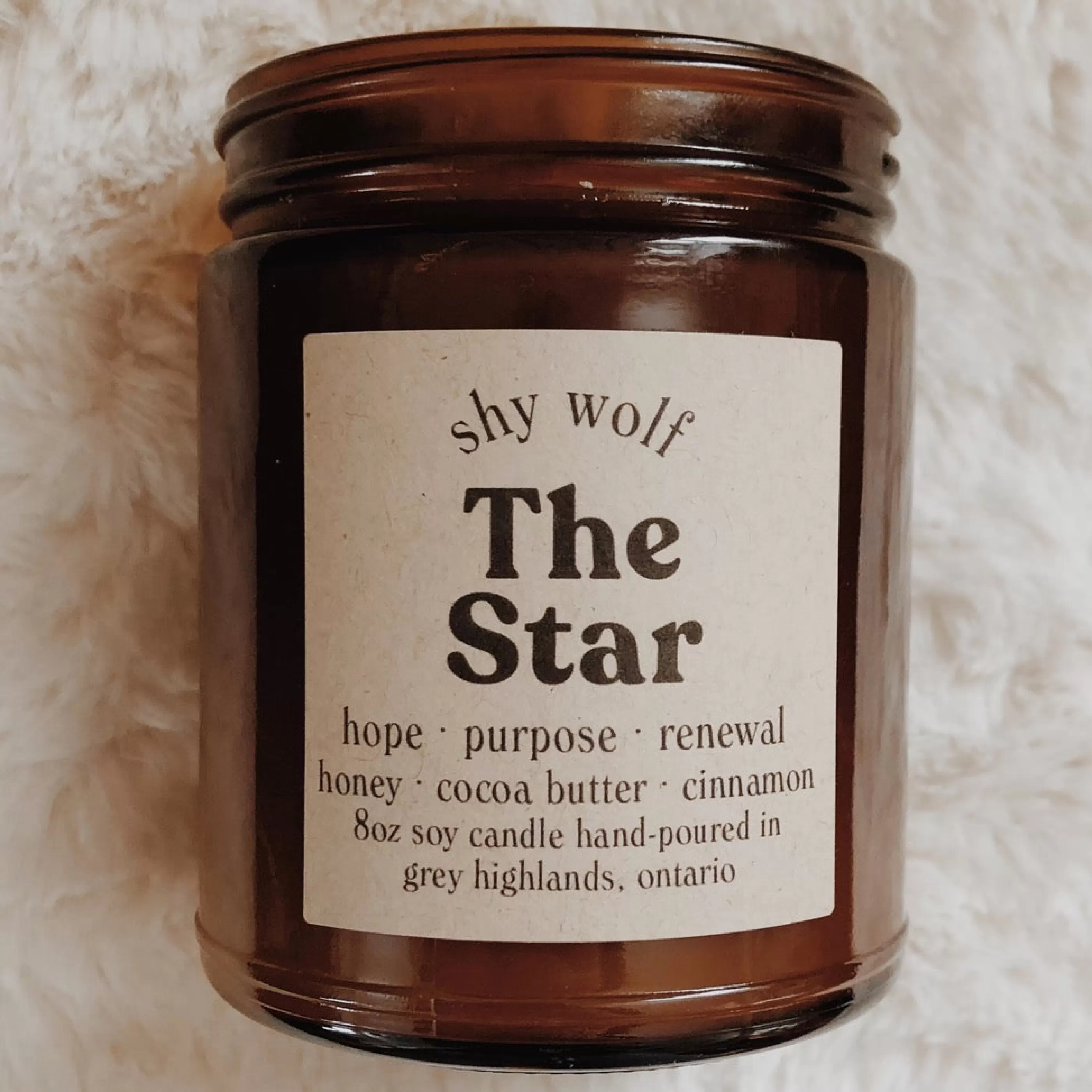 Shy Wolf Candles Candles & Home Fragrances>The Star Tarot Candle