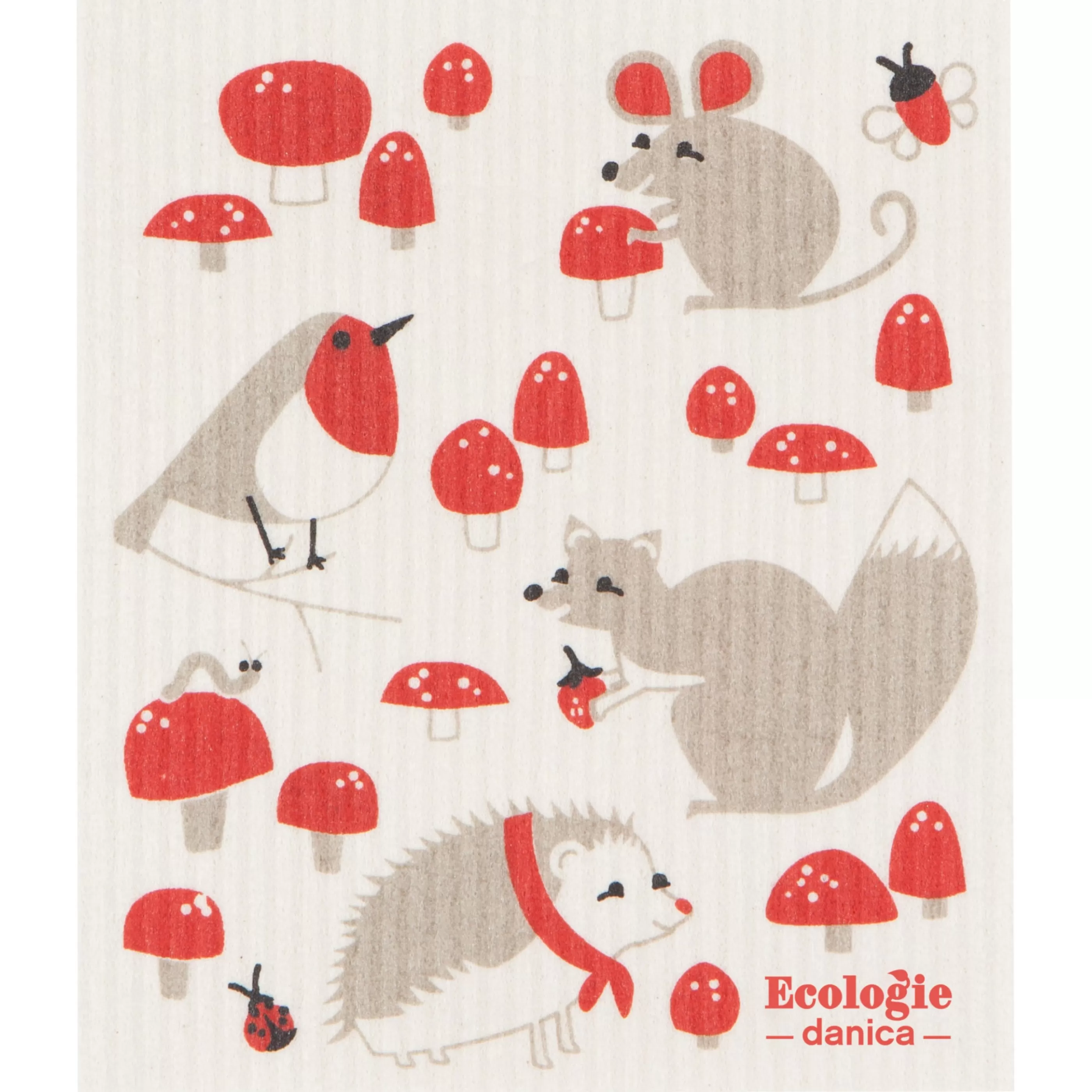 Danica Kitchen & Dining>Toadstool Time Swedish Sponge Cloth