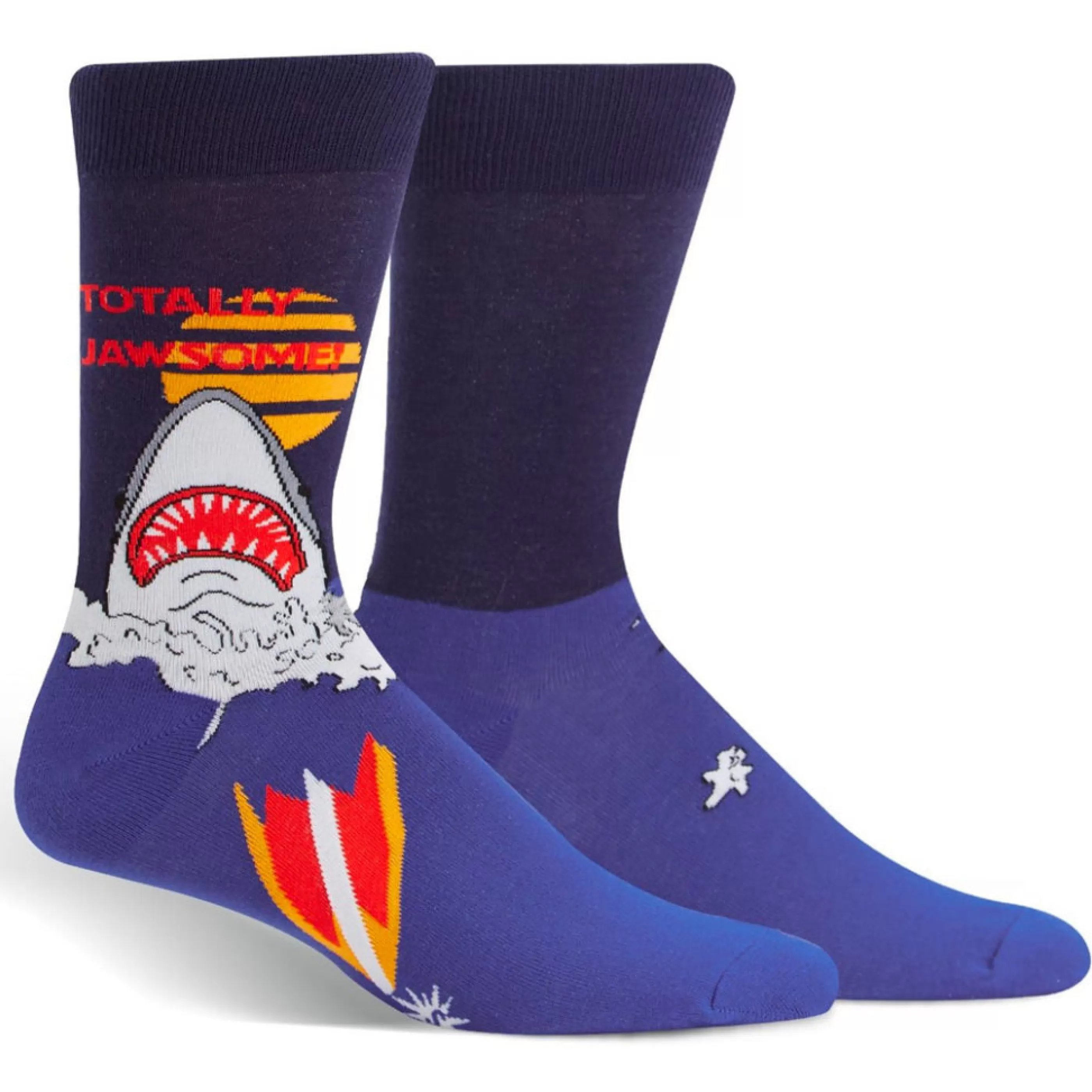 Sock It To Me Men's Socks>Totally Jawsome! Men's Crew Socks