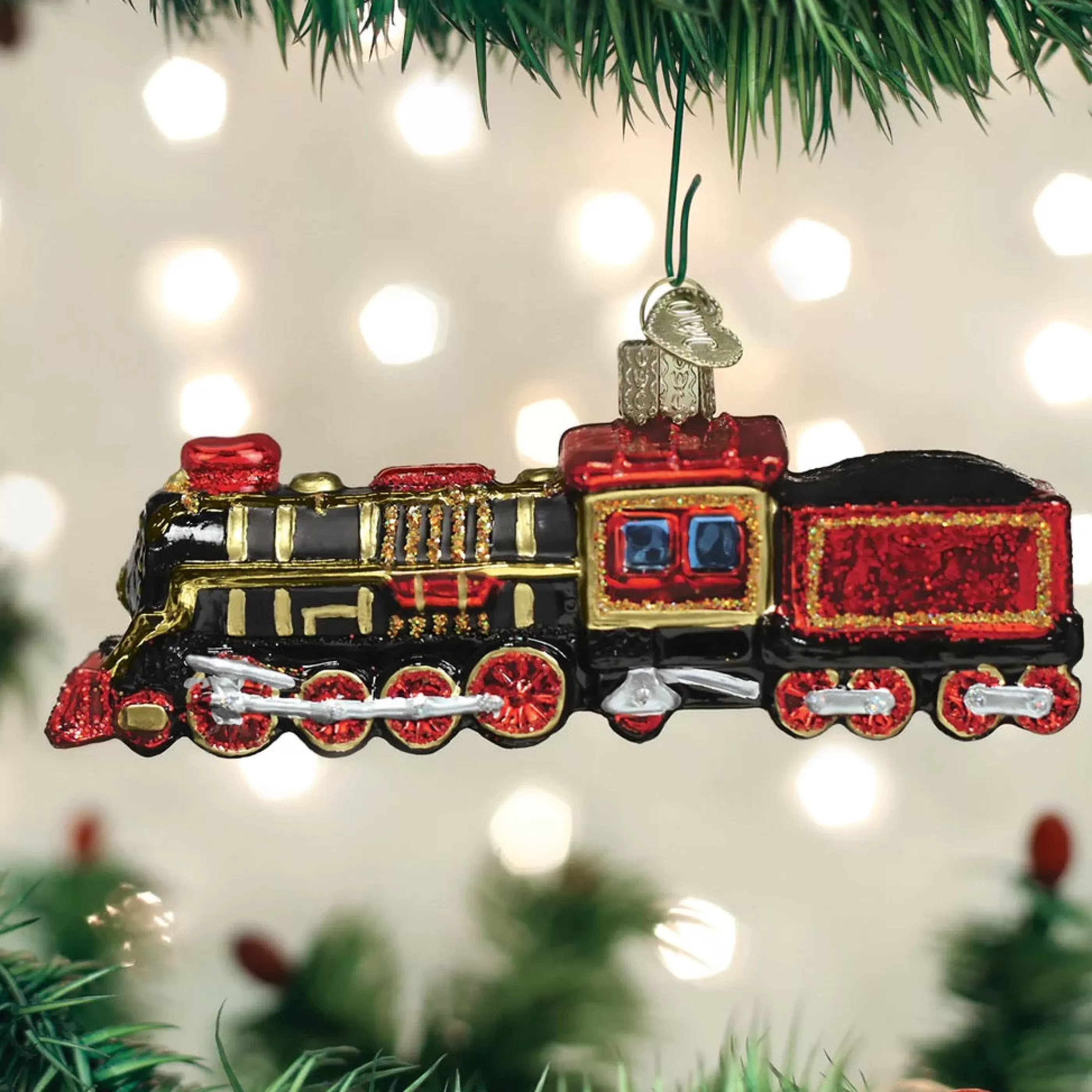 Old World Christmas Train Ornament New