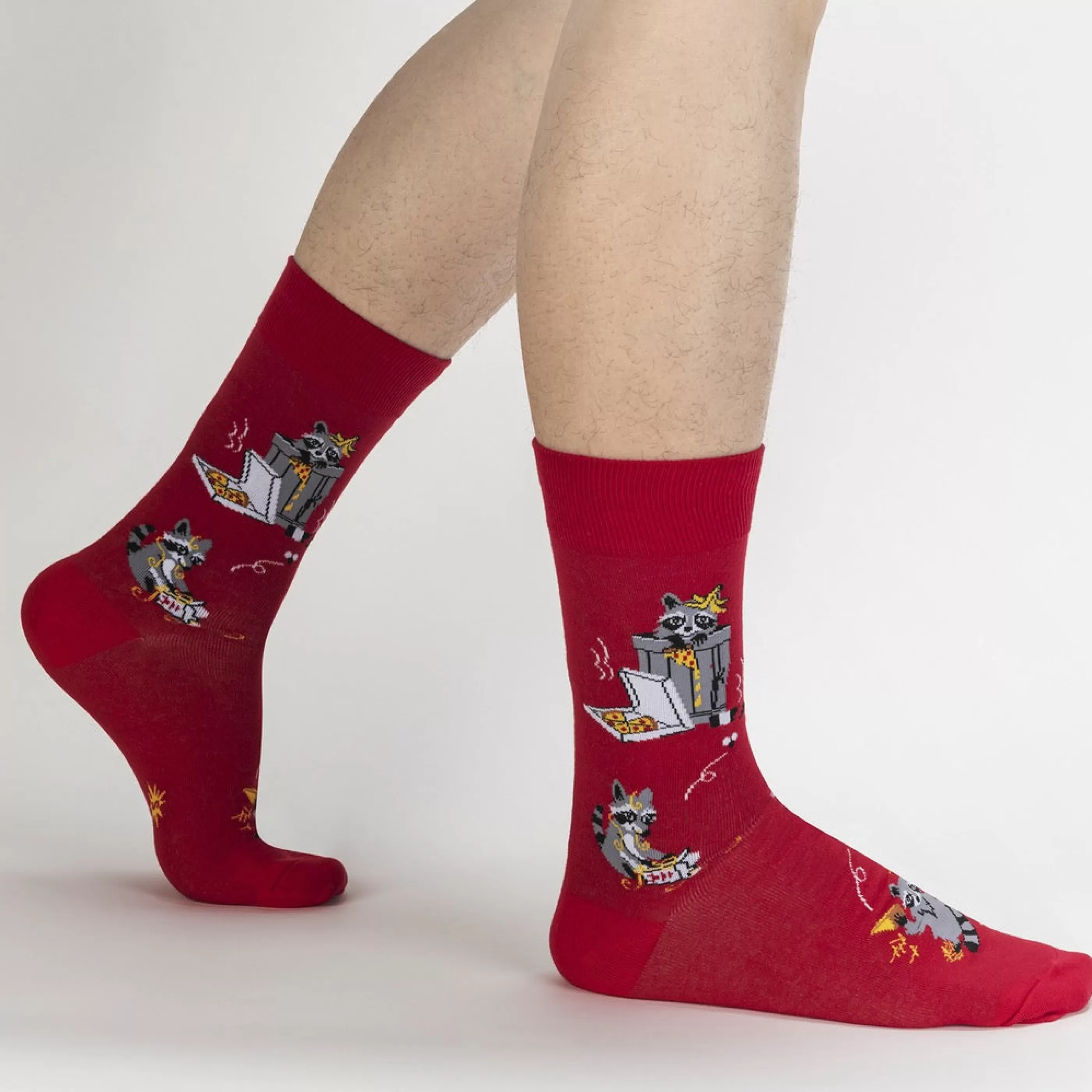 Sock It To Me Men's Socks>Trash Pandas Men's Crew Socks