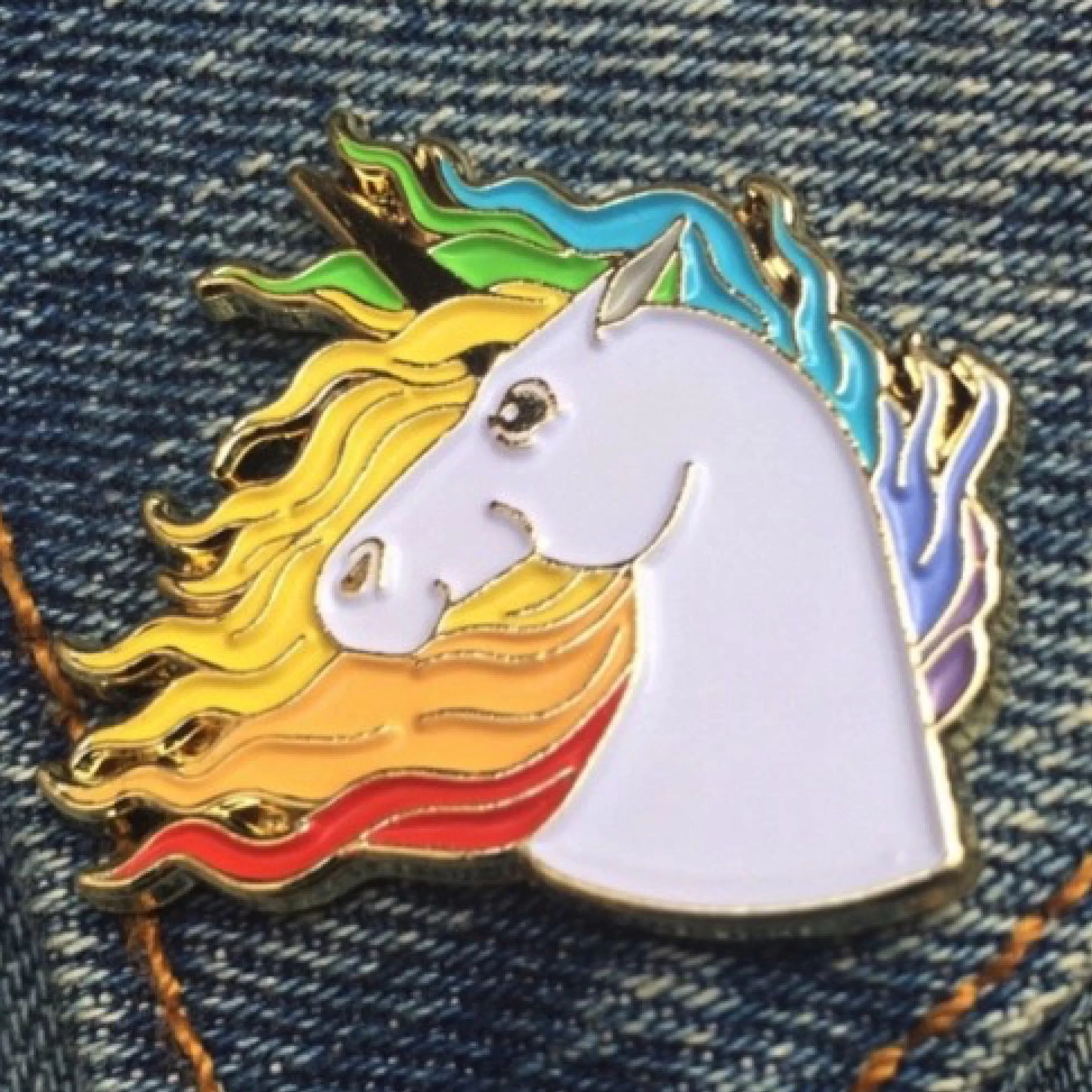 The Found Pins, Patches & Keychains>Unicorn Enamel Pin