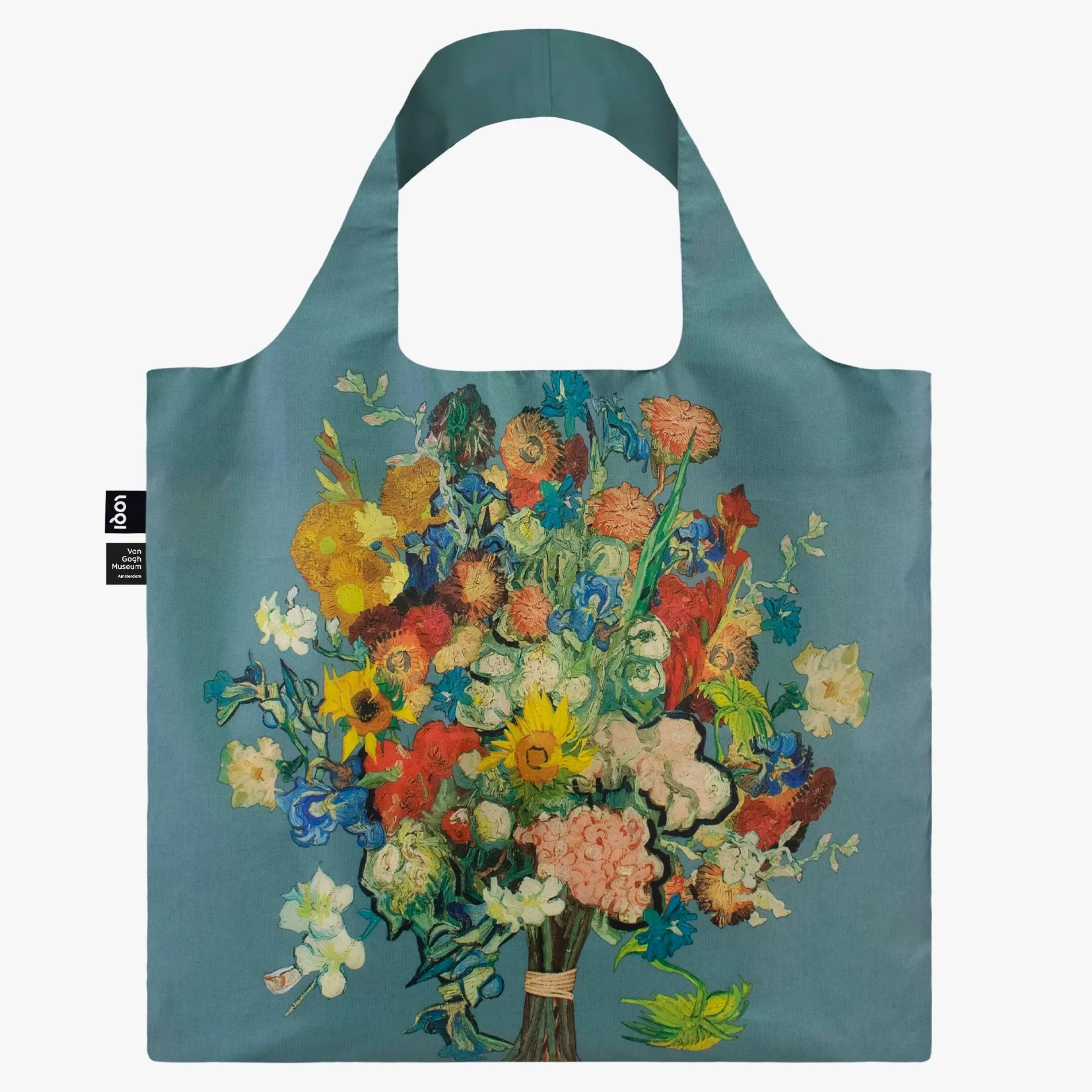 LOQI Bags>Van Gogh 50Th Anniversary Blue Tote Bag